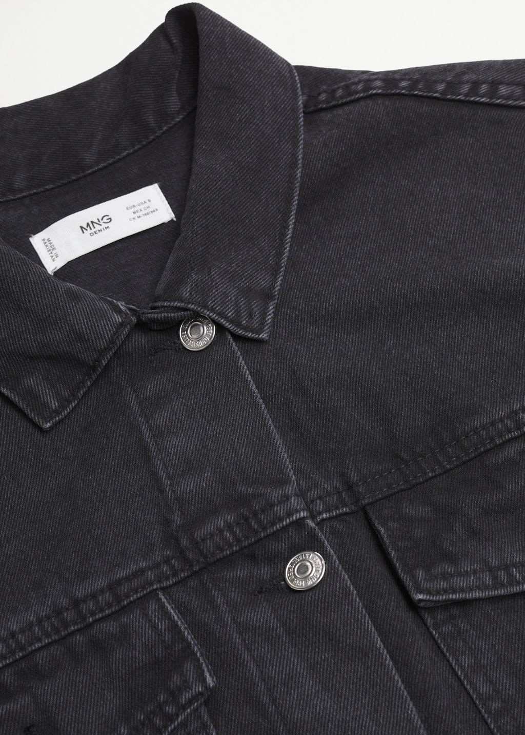 Denim oversized jacket - Details of the article 8