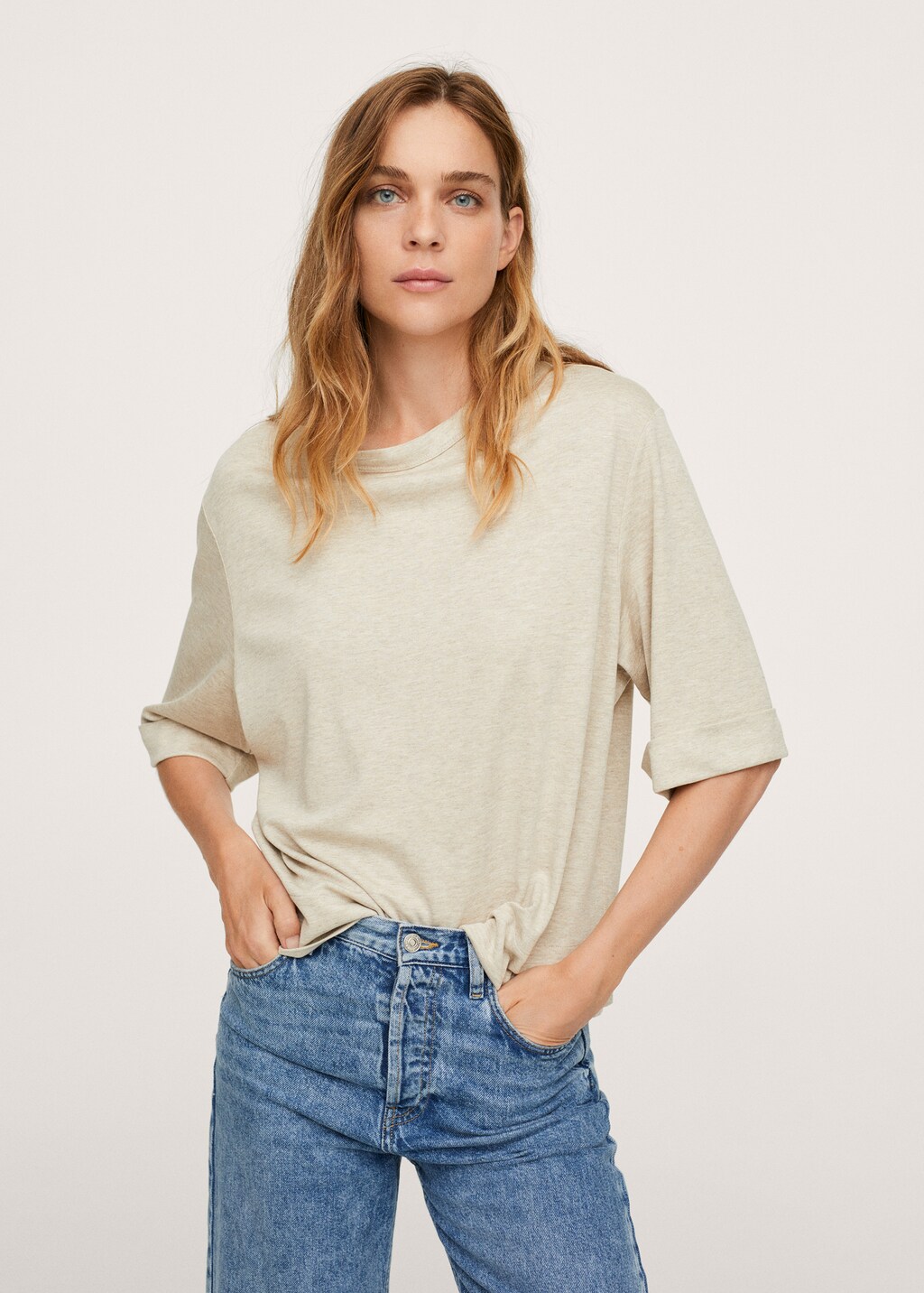 Basic oversized t-shirt - Medium plane