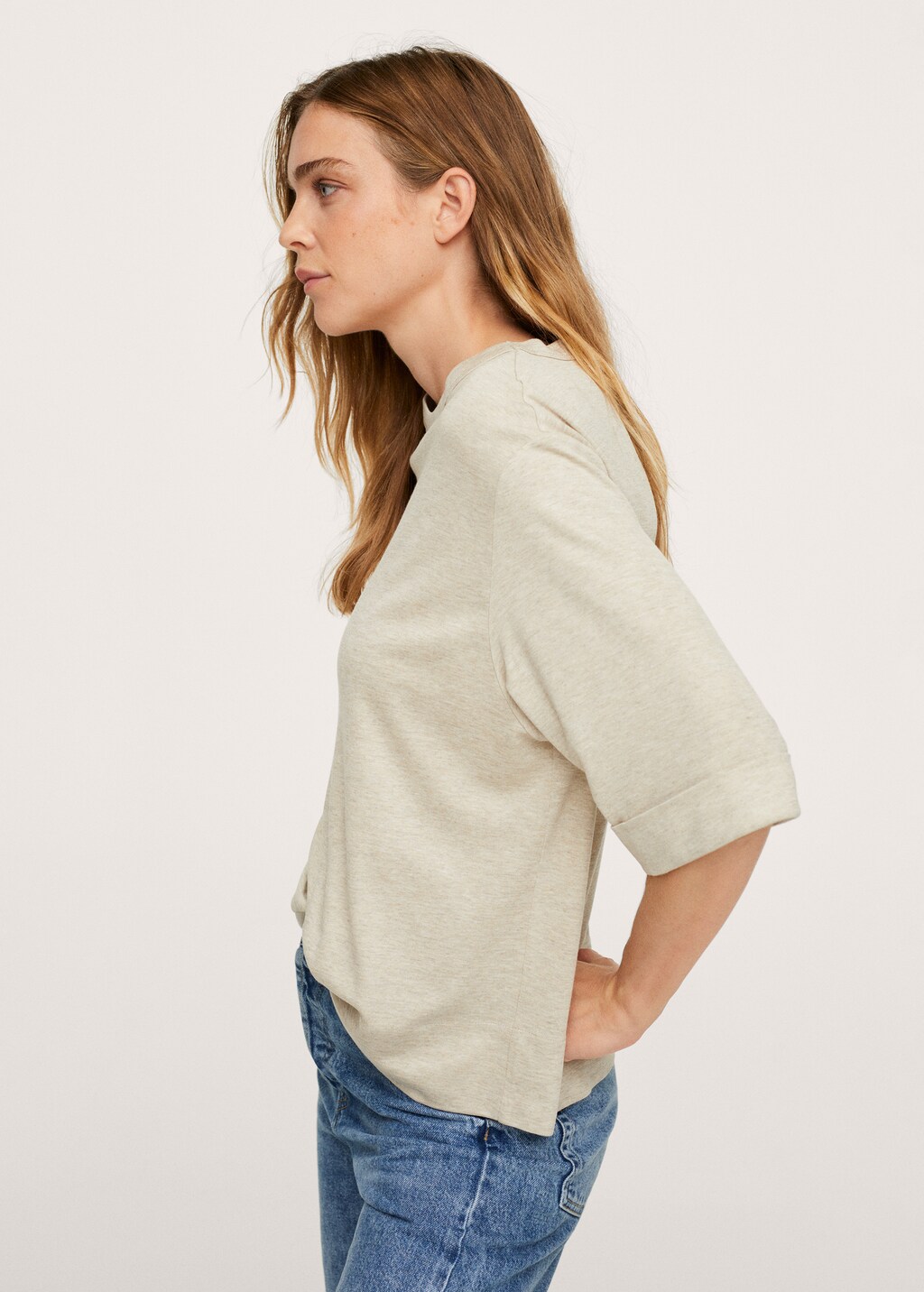 Basic oversized t-shirt - Details of the article 3