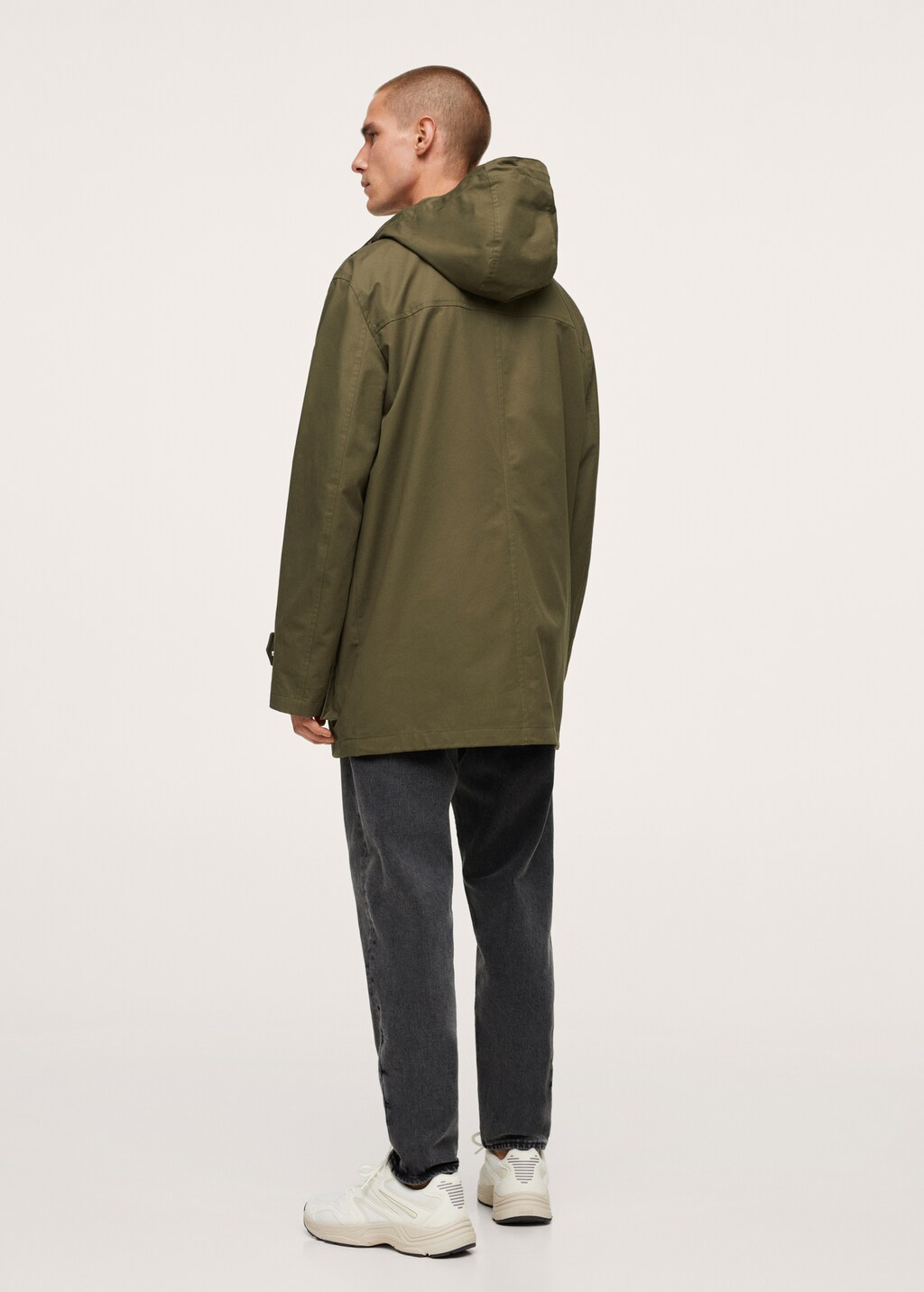 Pockets cotton parka - Man | MANGO OUTLET USA