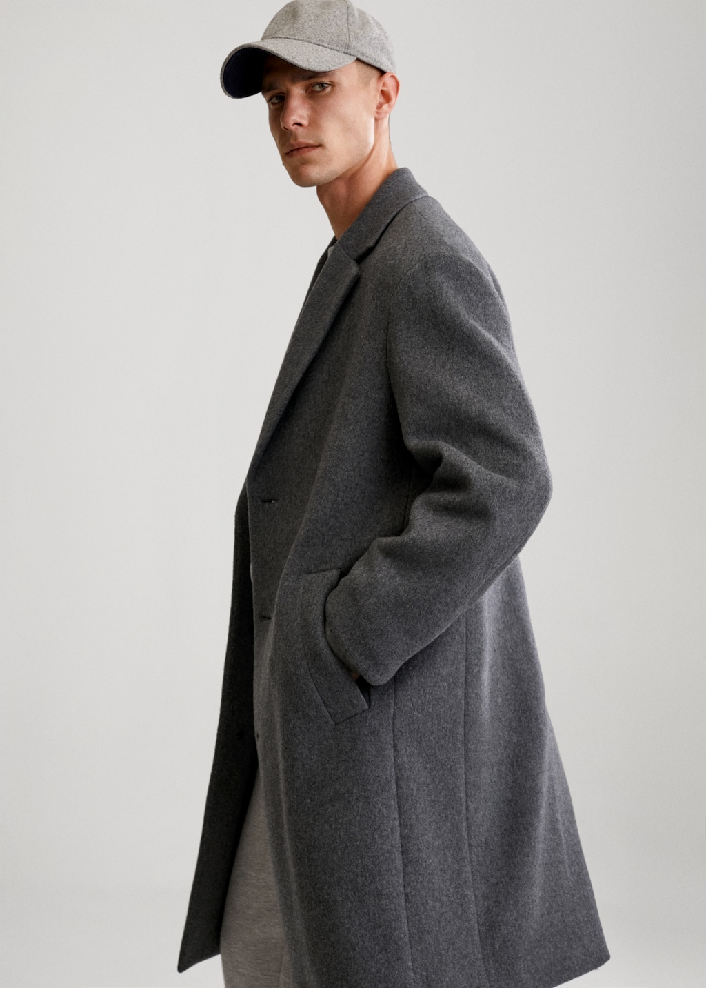 Recycled wool oversize coat - Details of the article 6