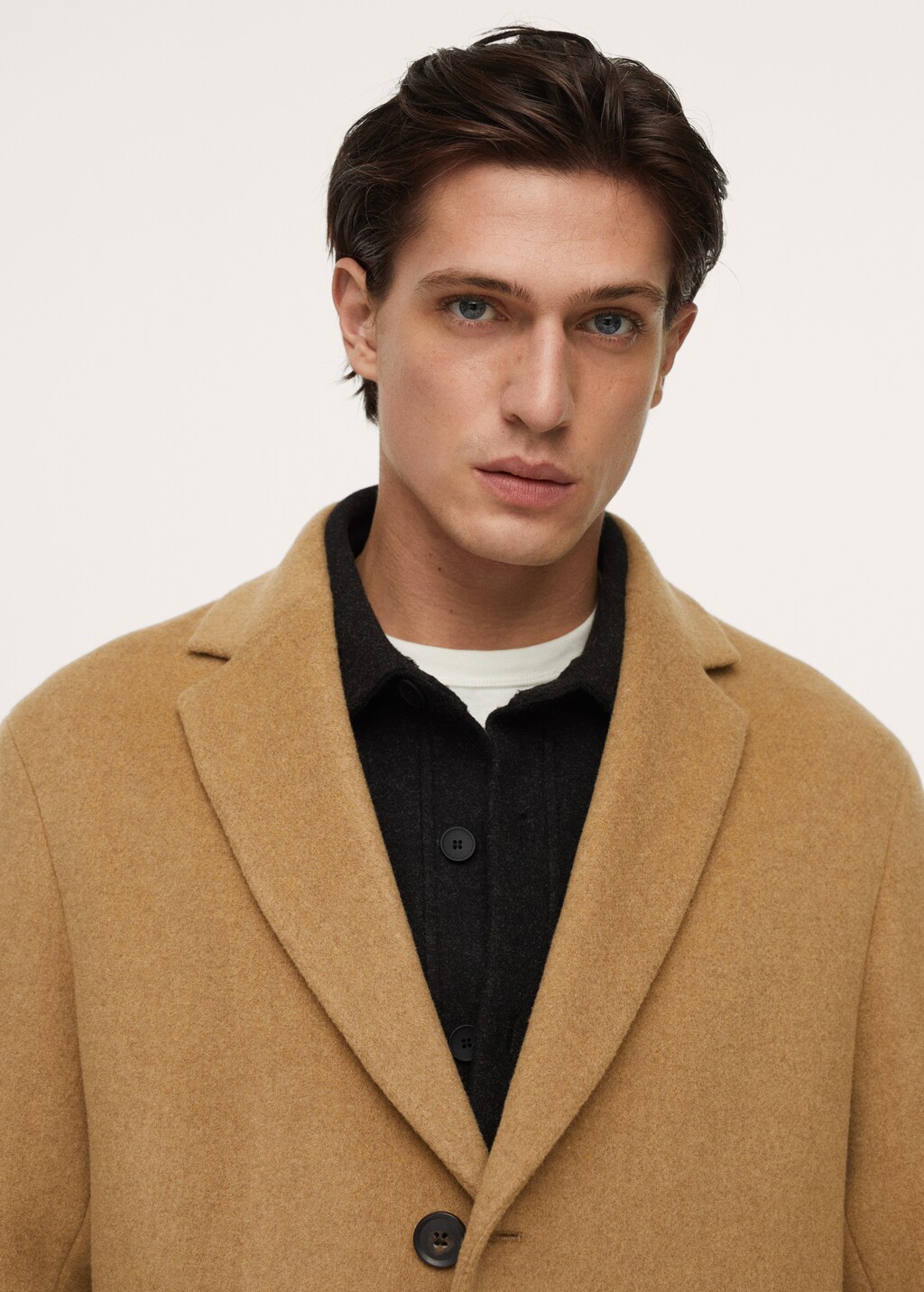 Recycled wool oversize coat - Details of the article 1