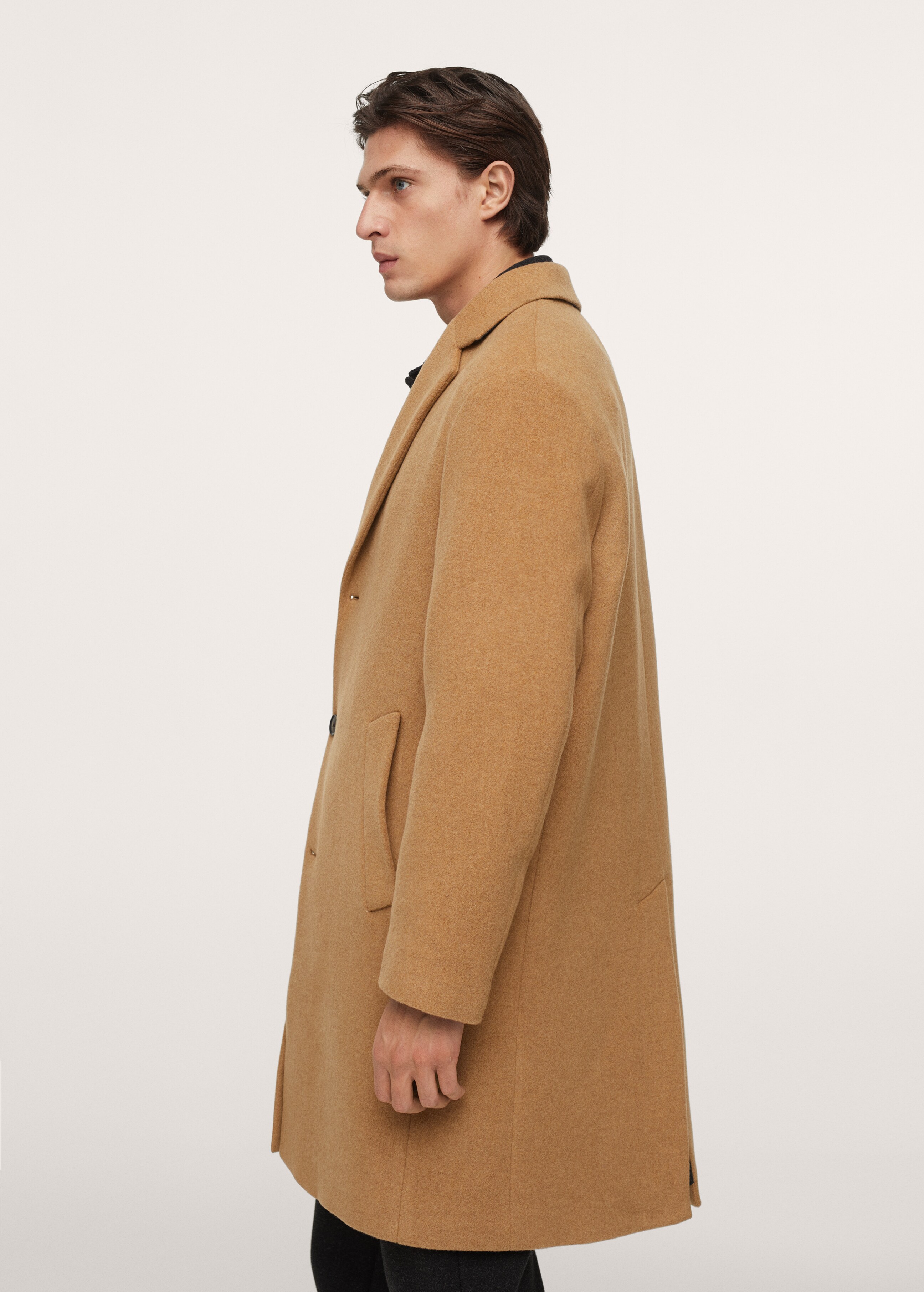 Recycled wool oversize coat - Details of the article 2