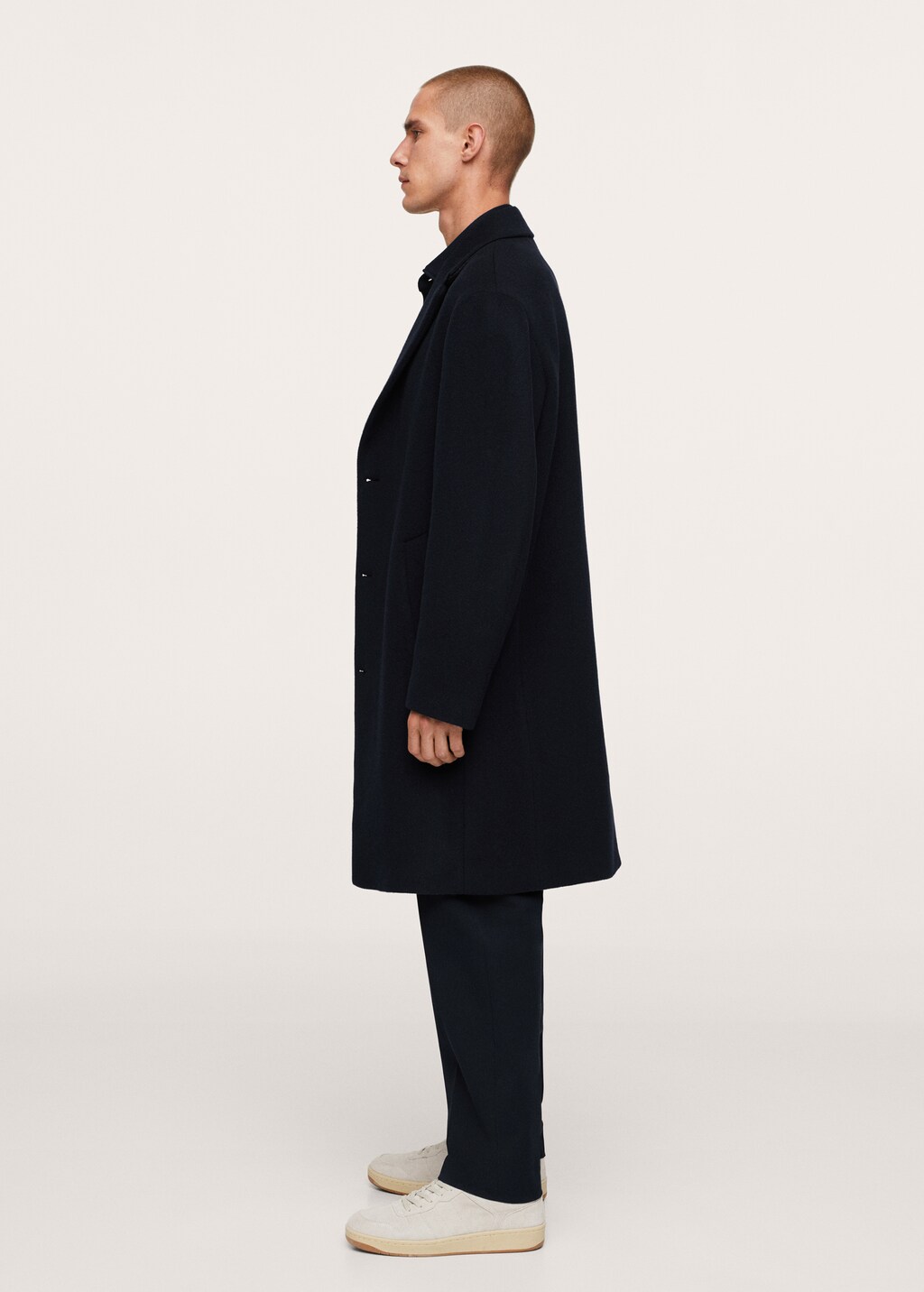 Recycled wool oversize coat - Details of the article 1