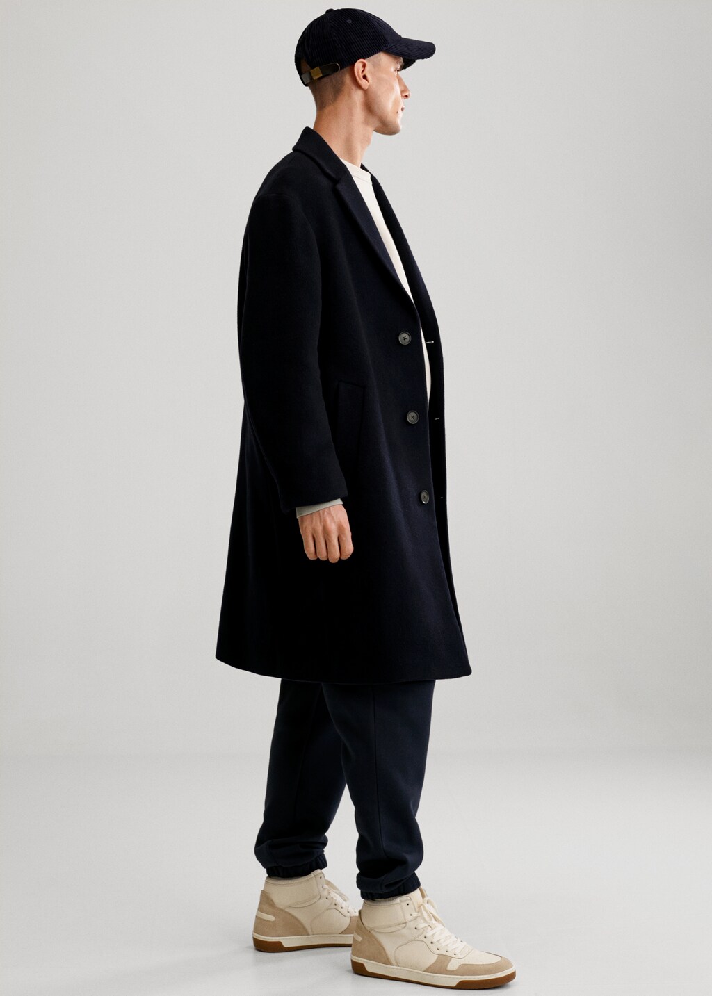 Recycled wool oversize coat - Details of the article 6