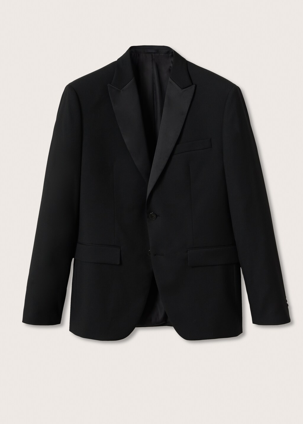 Satin lapels suit blazer - Article without model