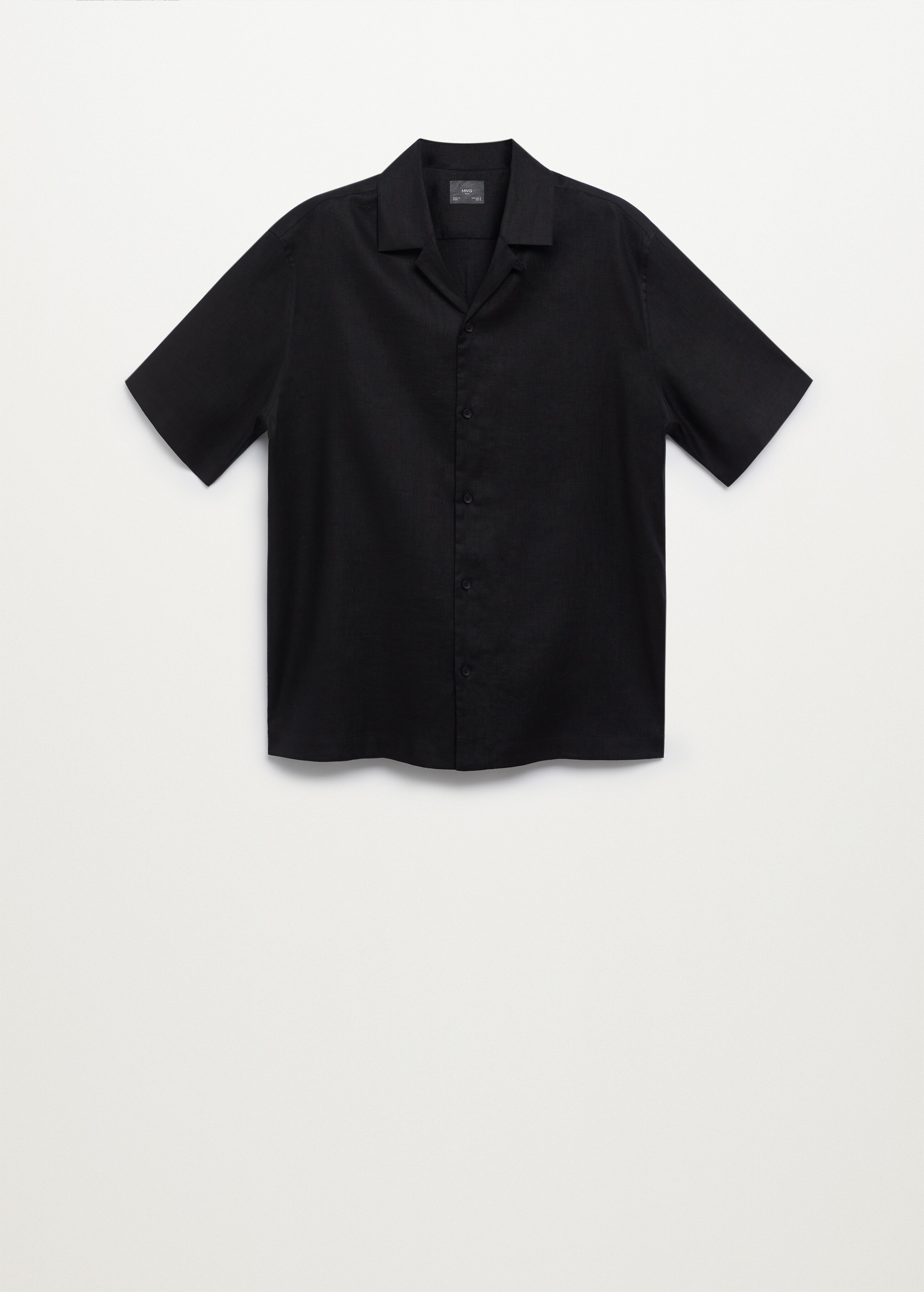 Breathable linen bowling shirt - Article without model