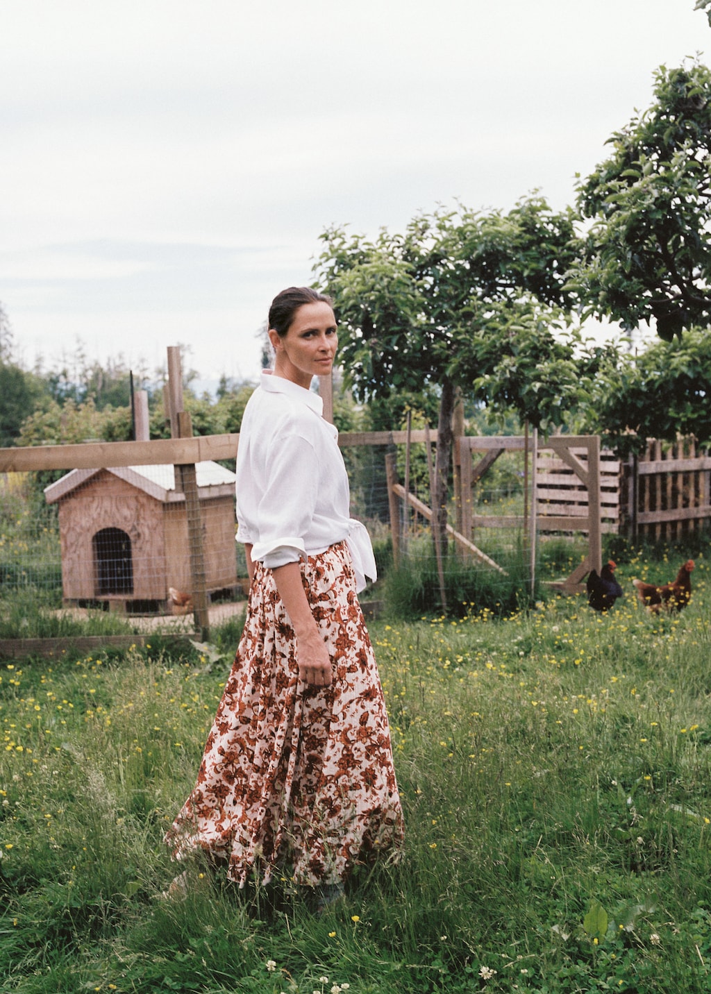 Printed cotton skirt - Details of the article 5