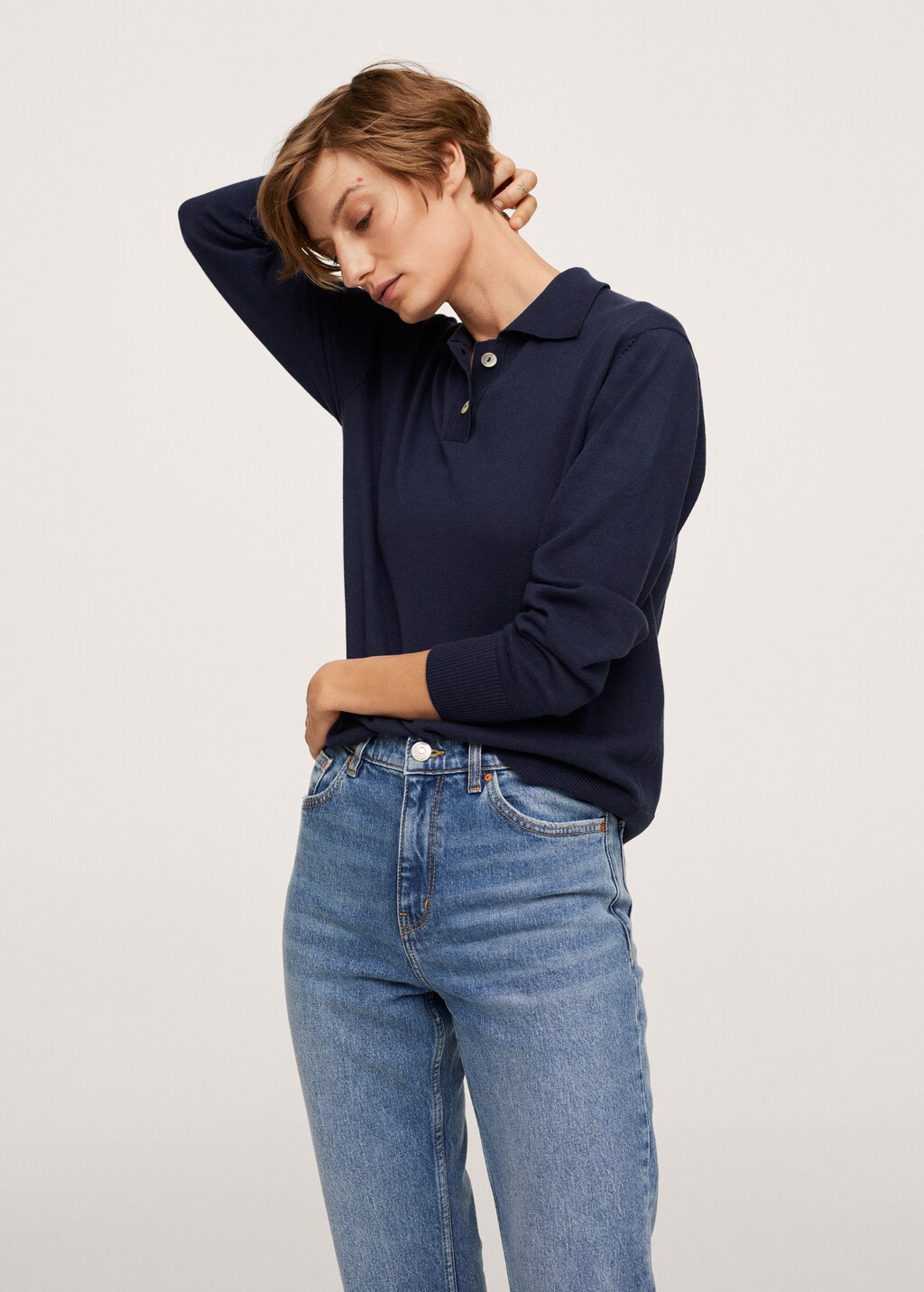 Mom elastic jeans - Details of the article 2