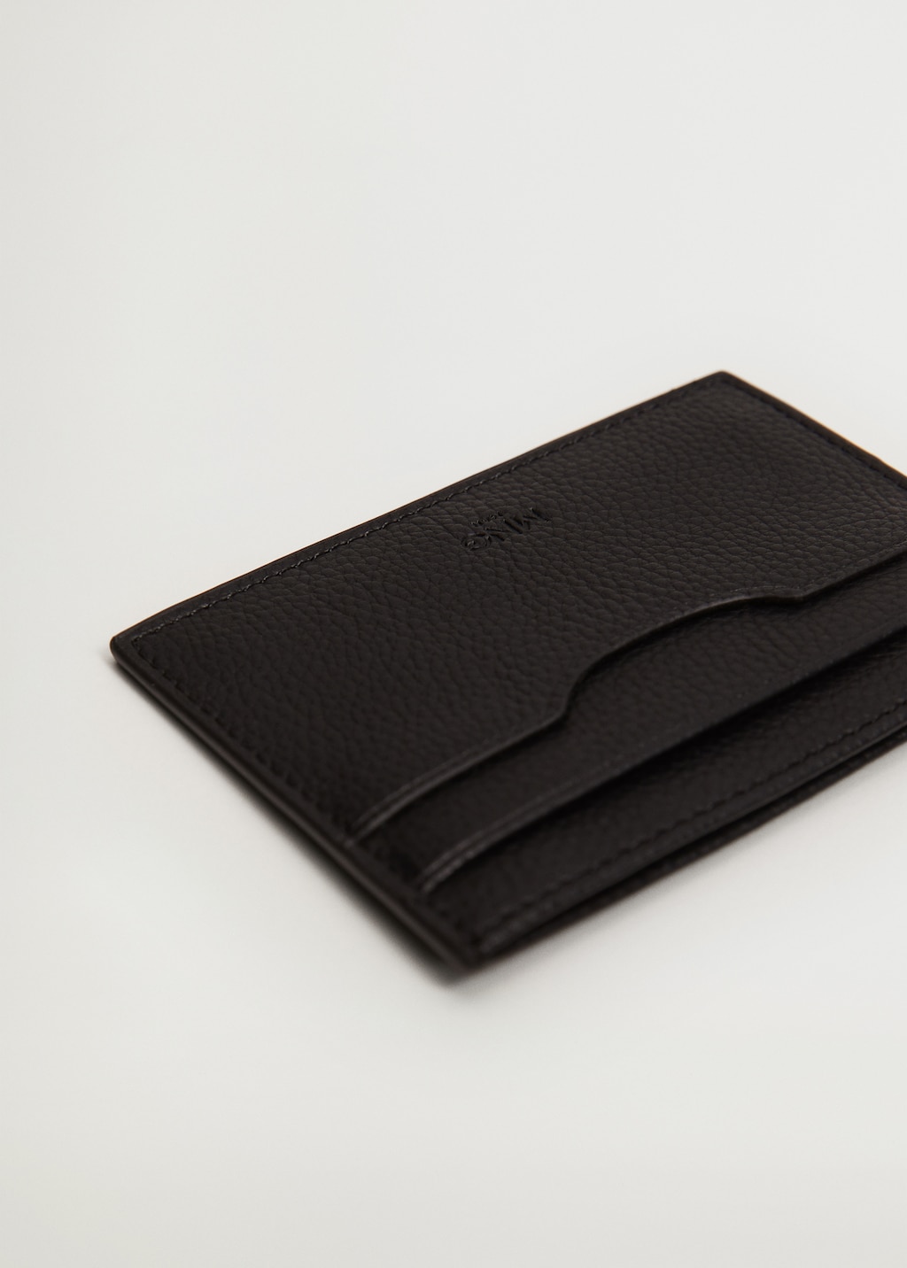 Saffiano-effect cardholder - Medium plane