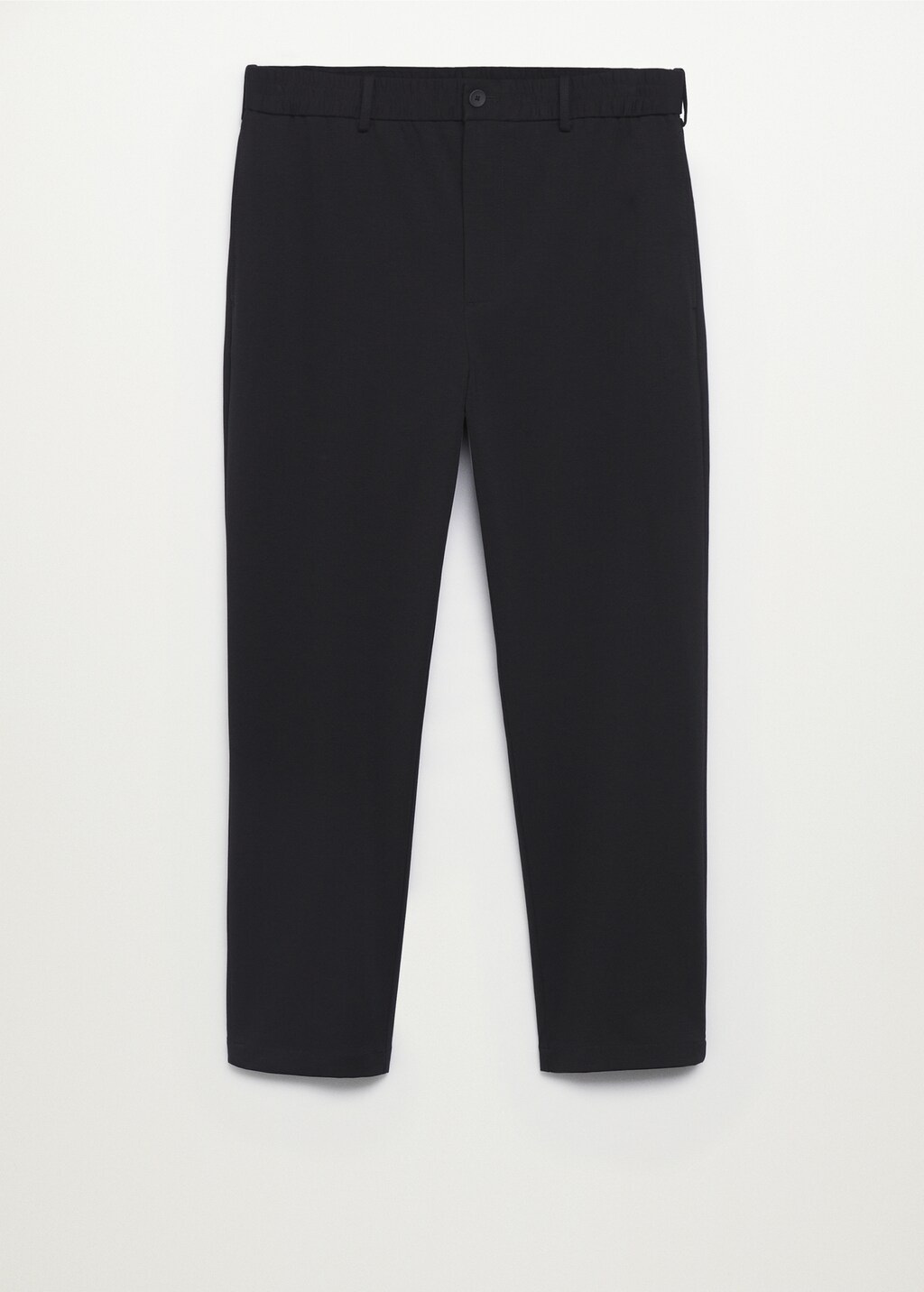 Elastic waist cotton trousers - Article without model