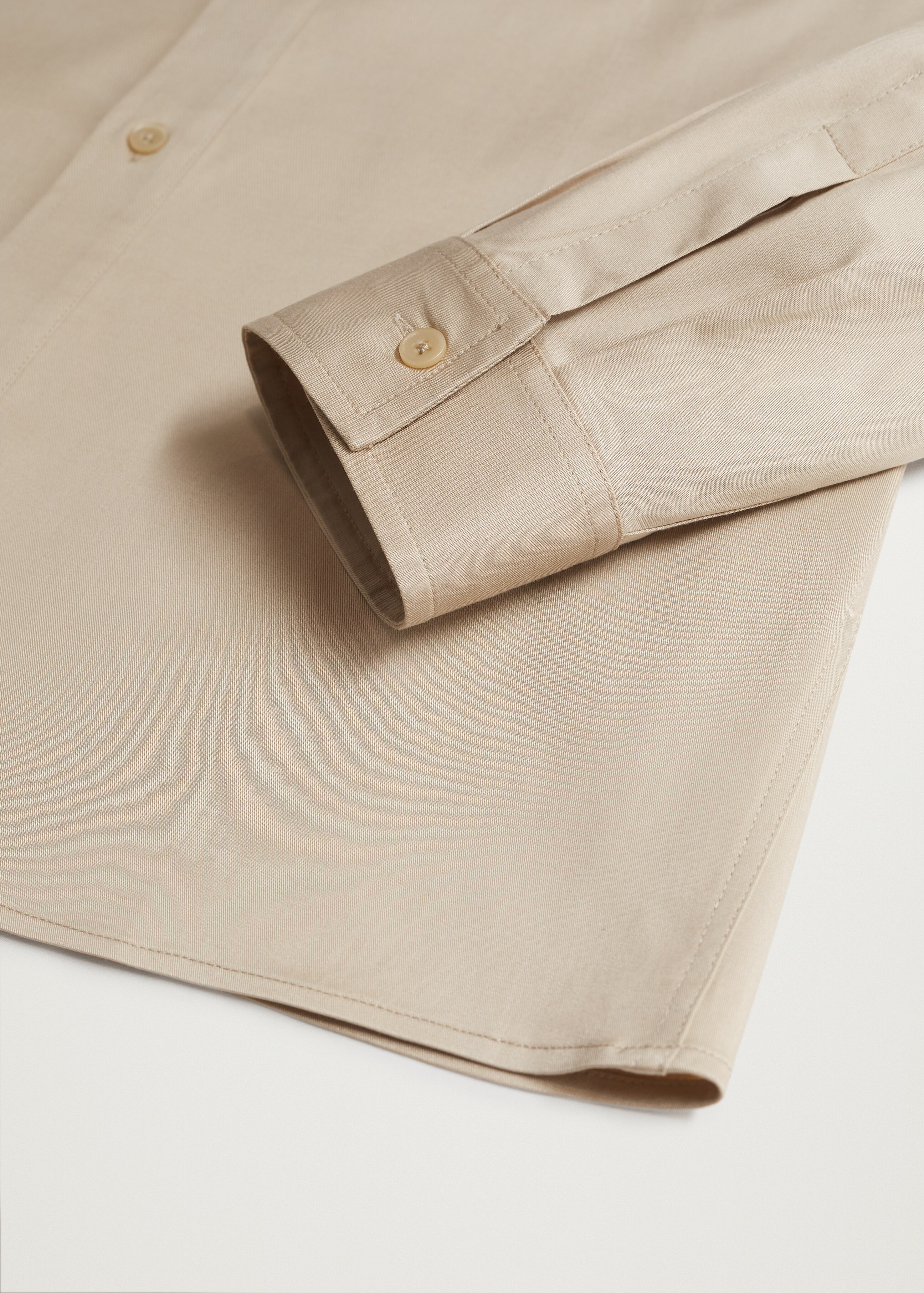 Cotton lyocell shirt with pockets - Details of the article 7