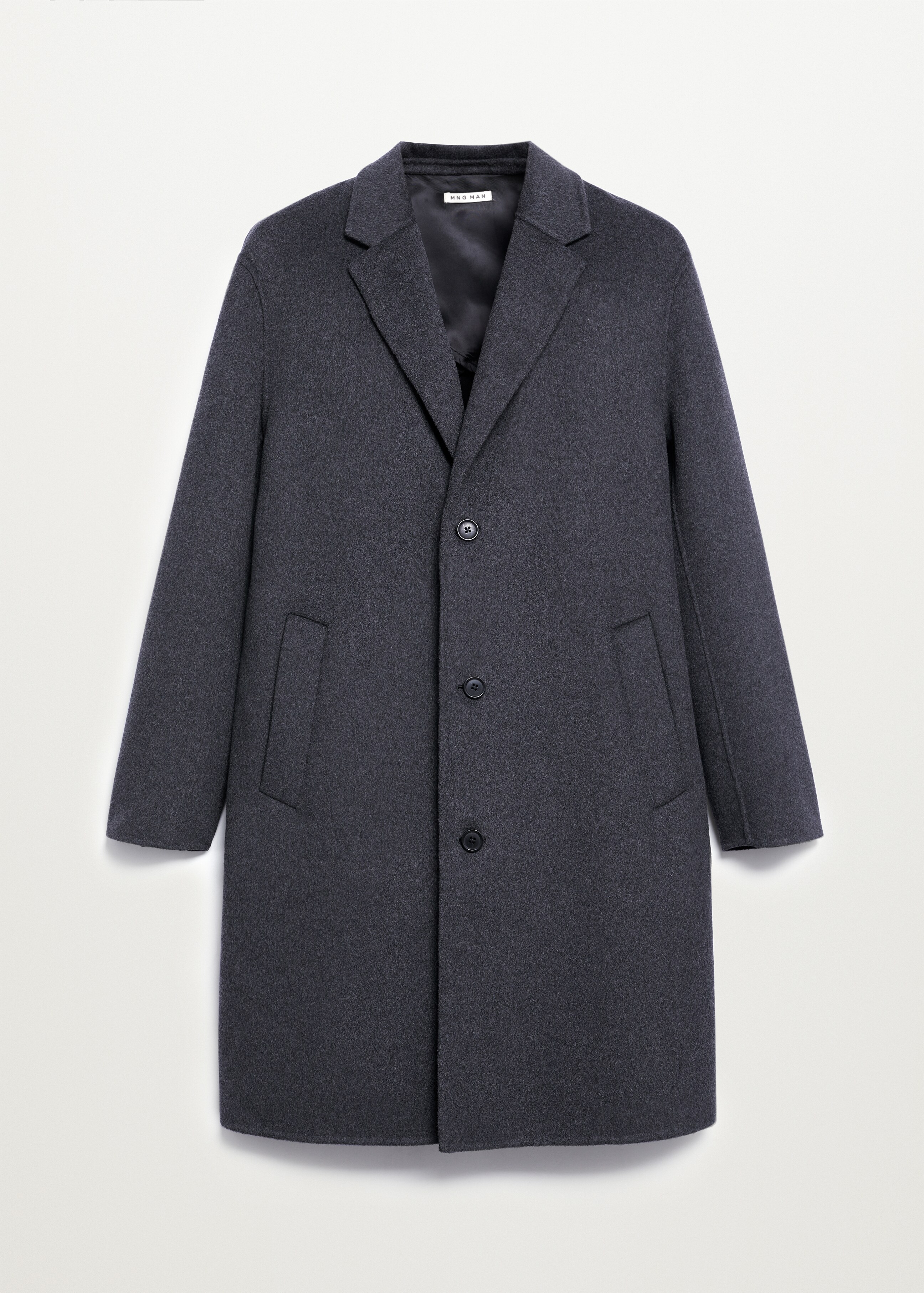 Handmade recycled wool coat - Article without model