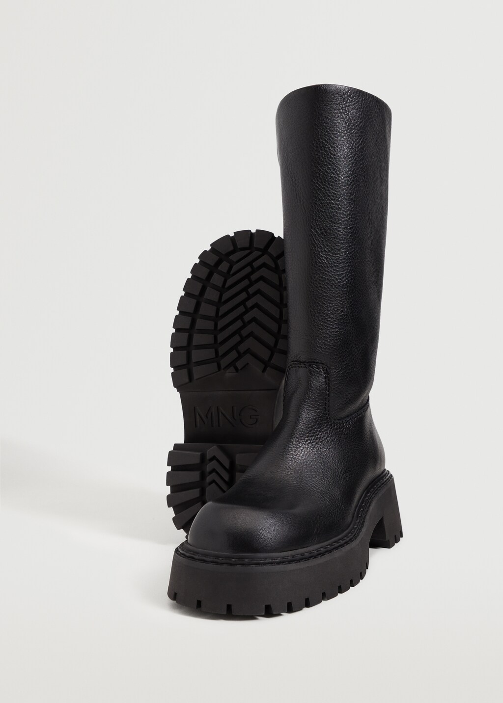 Leather boots with tall leg - Details of the article 3