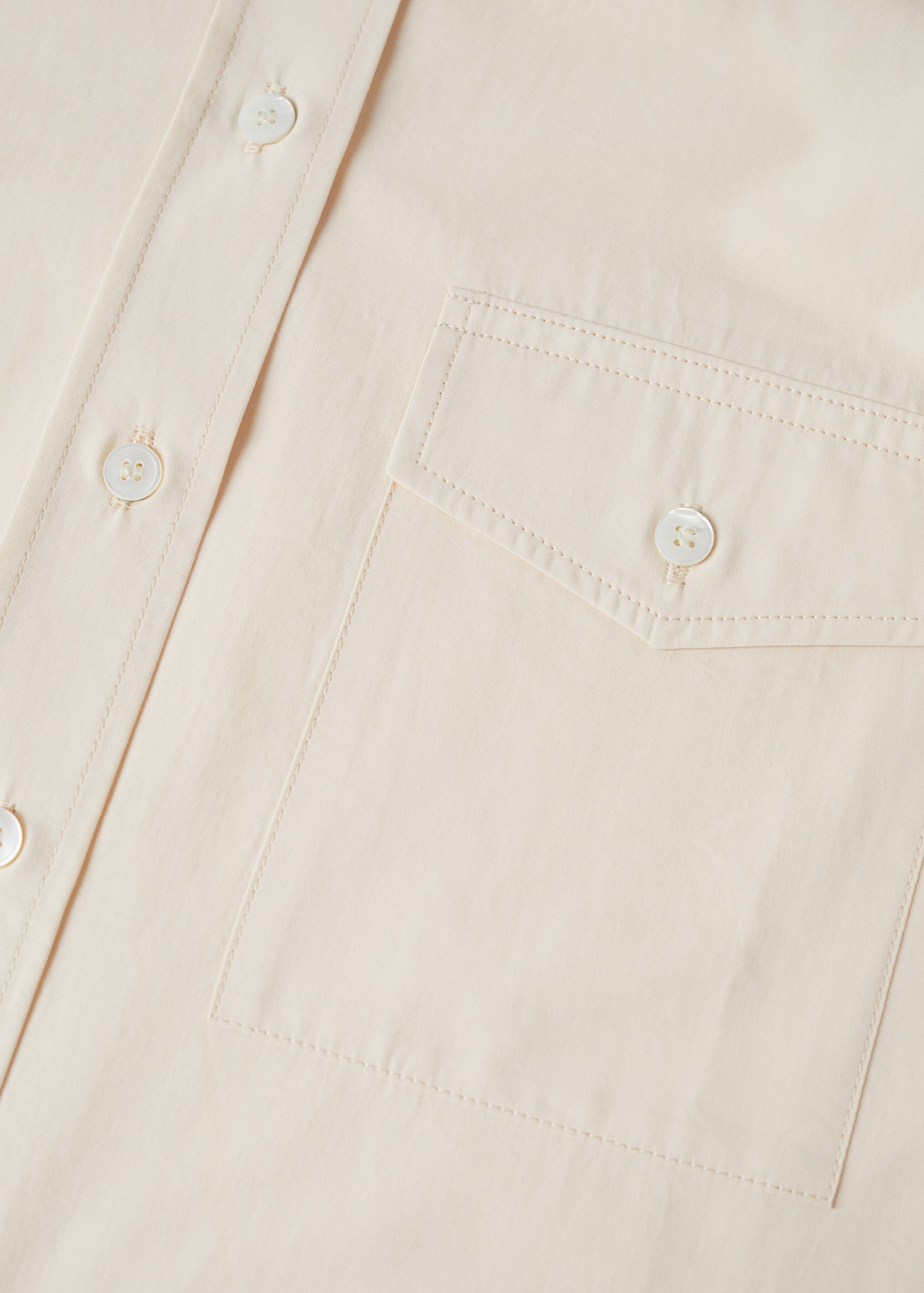 Chest-pocket cotton shirt - Details of the article 8