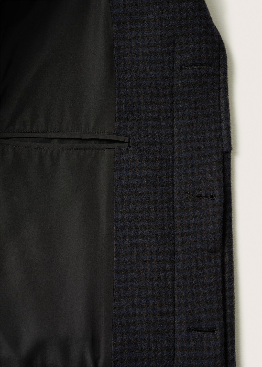 Houndstooth wool-blend coat - Details of the article 8