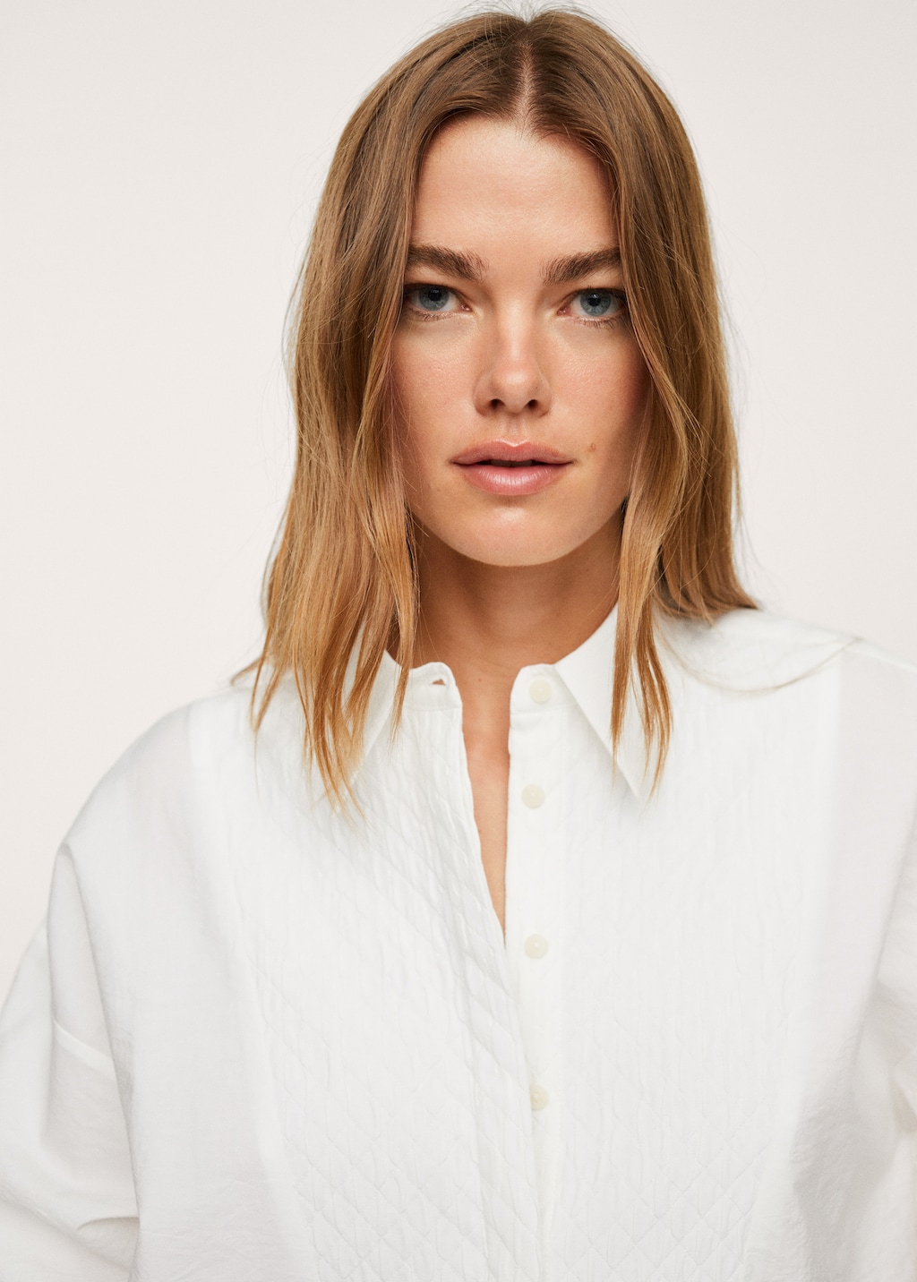 Oversize cotton blouse - Details of the article 1