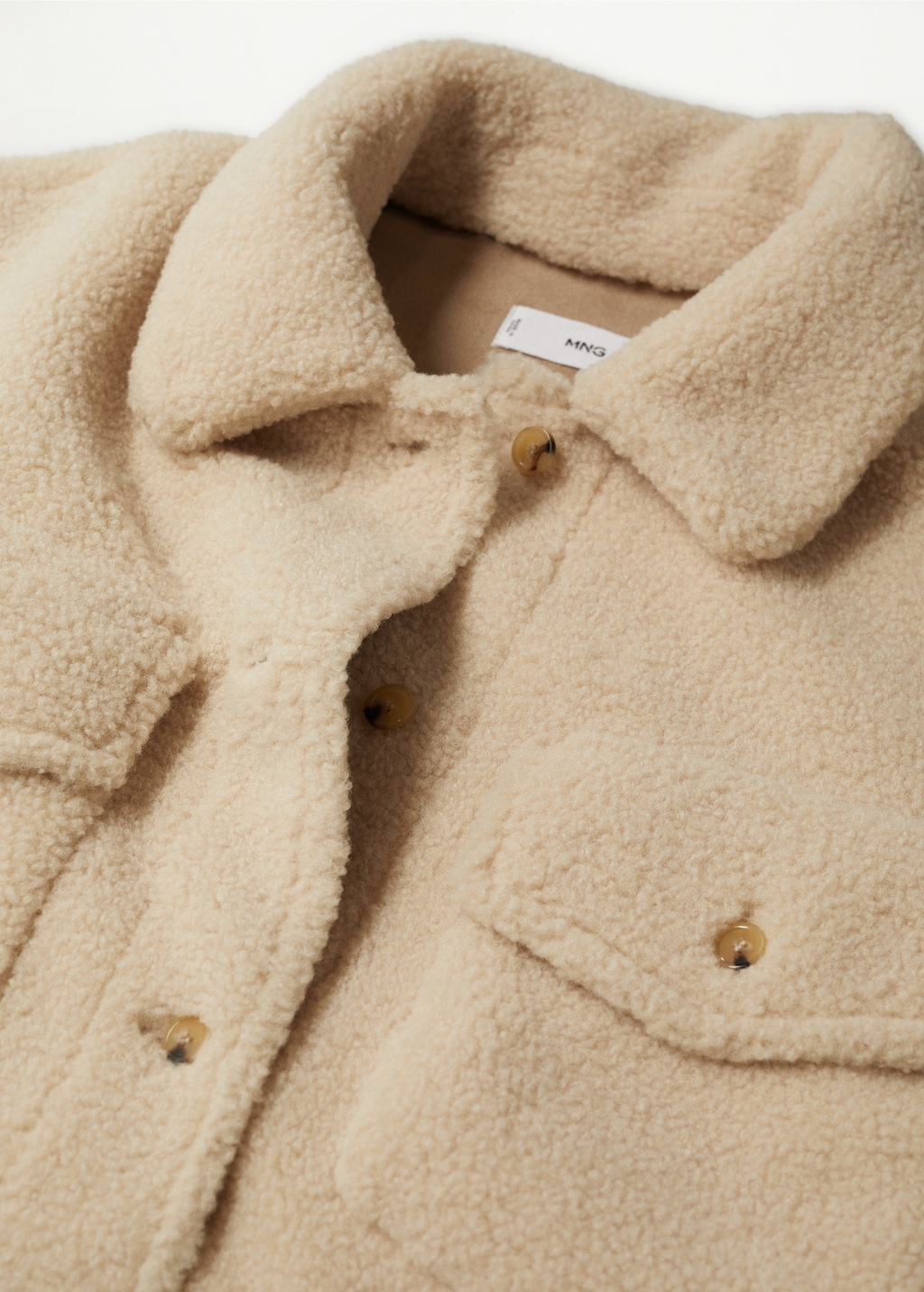 Jacket with fur-effect pockets - Details of the article 8