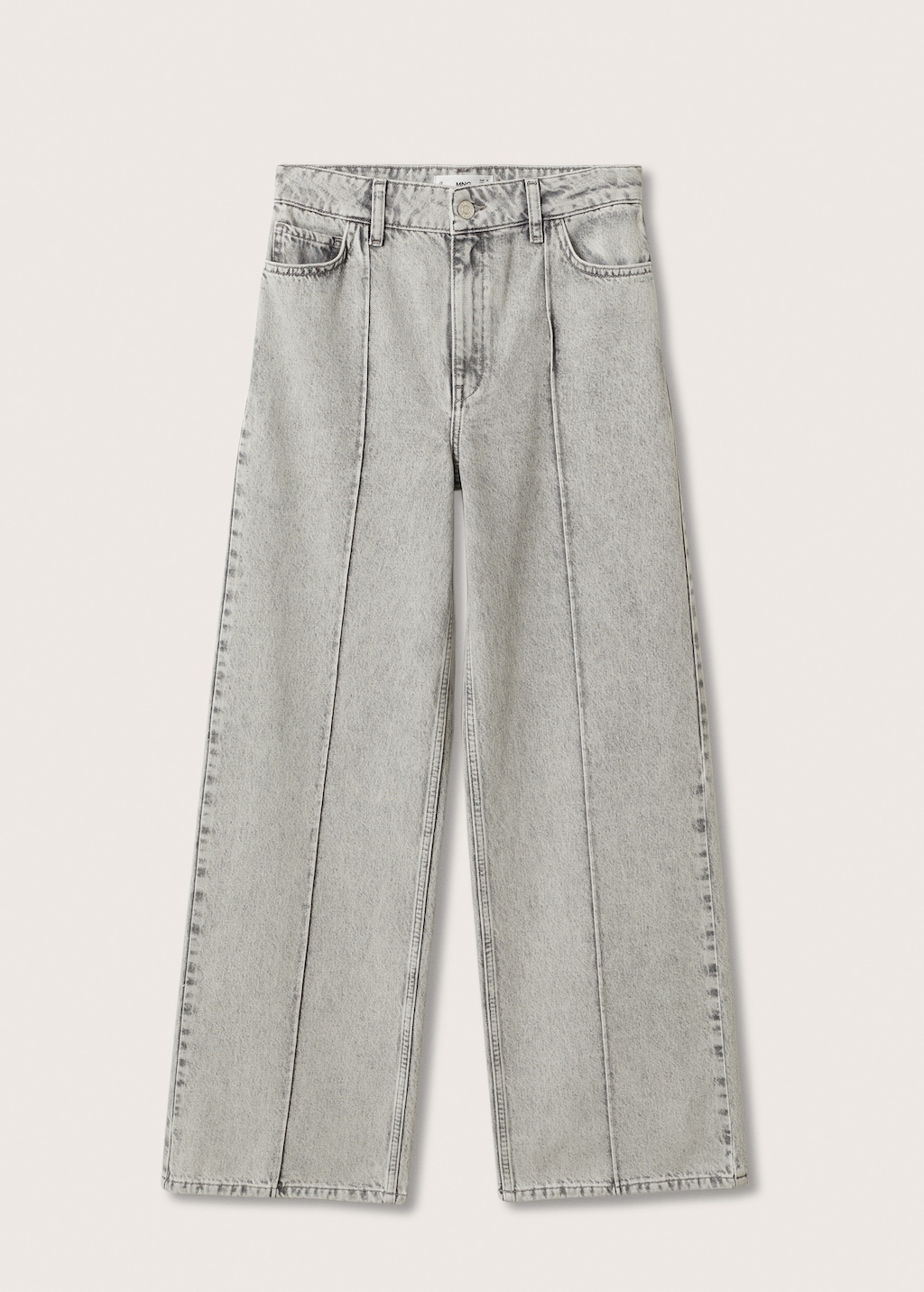 High-waist wideleg jeans with seams - Article without model