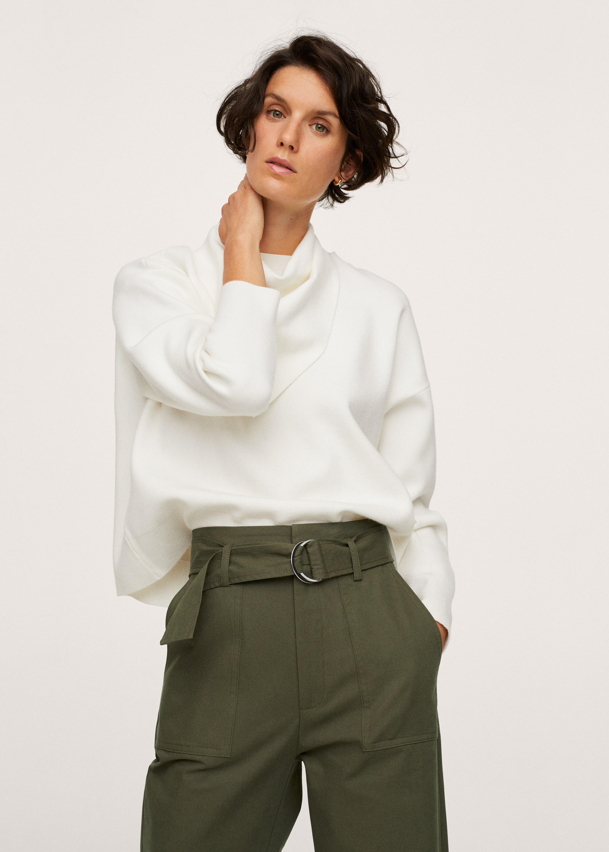 Belt high-waist trousers - Details of the article 2