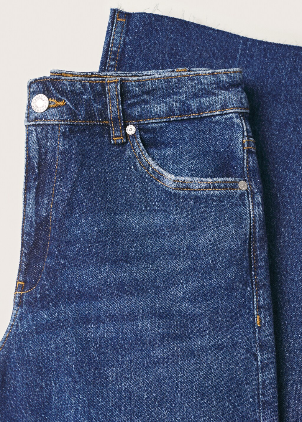 High-waist wideleg jeans - Details of the article 8