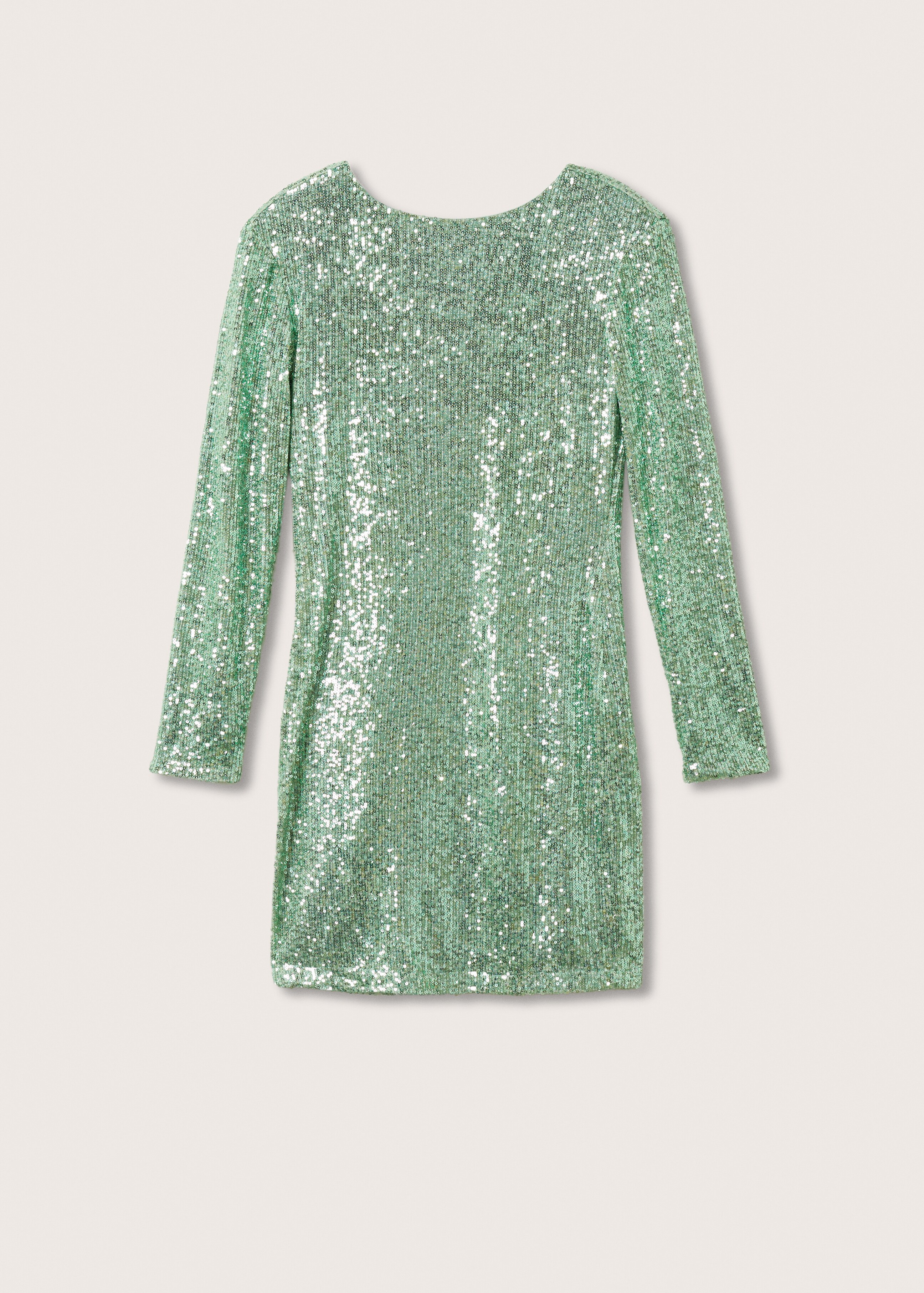 Scoop-back sequin dress - Article without model