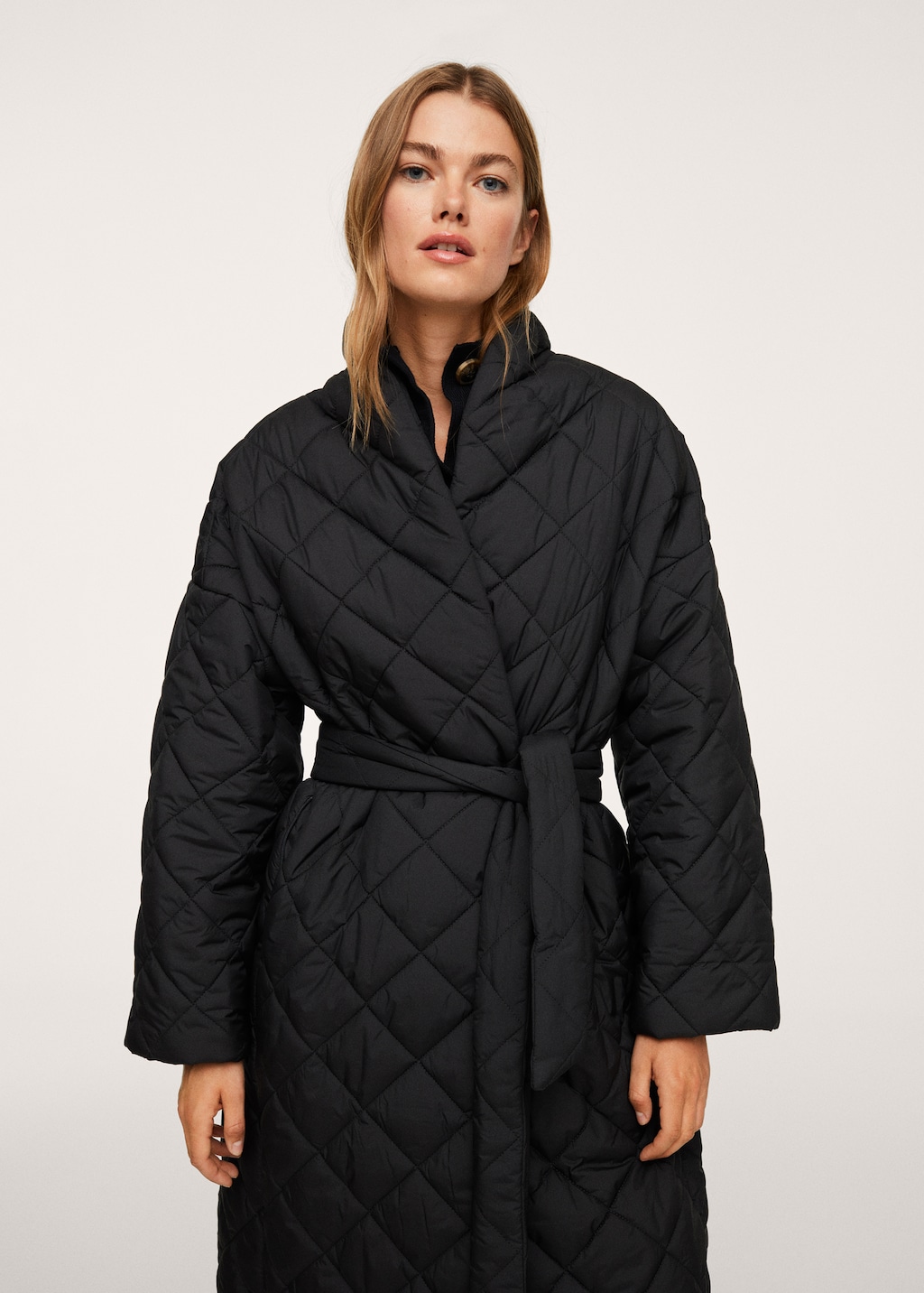 Anorak matelassé oversize - Plan moyen