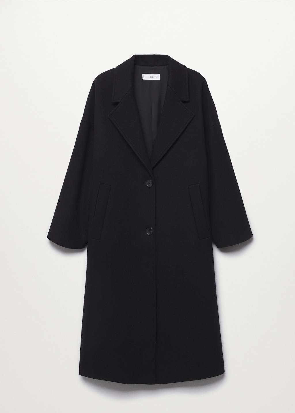 Lapels wool coat - Article without model