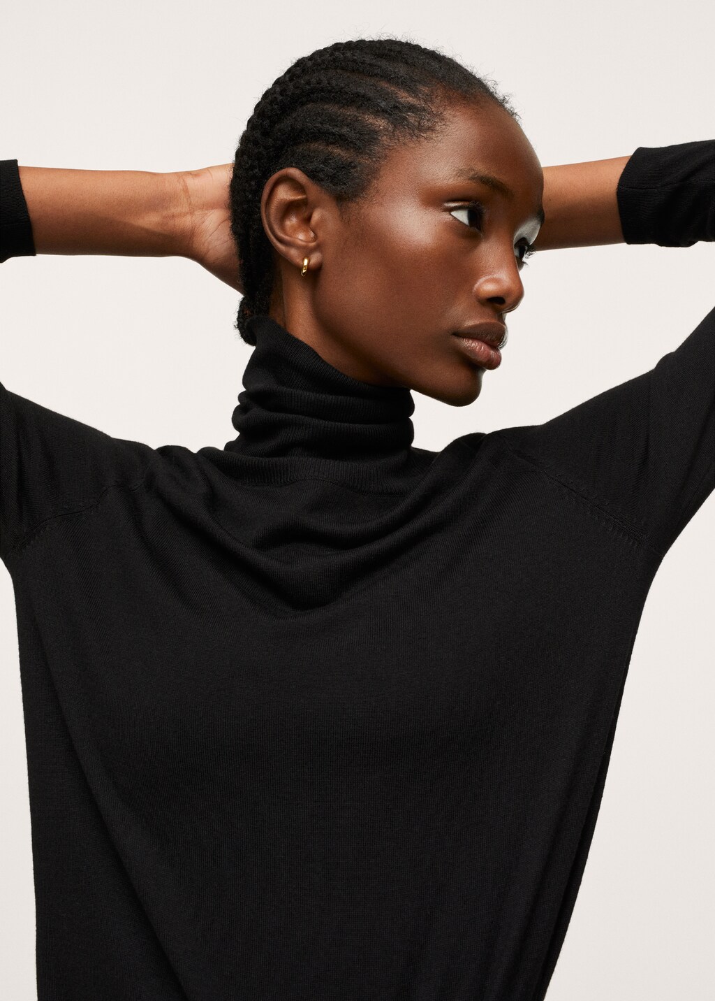 Turtleneck knitted sweater - Details of the article 1