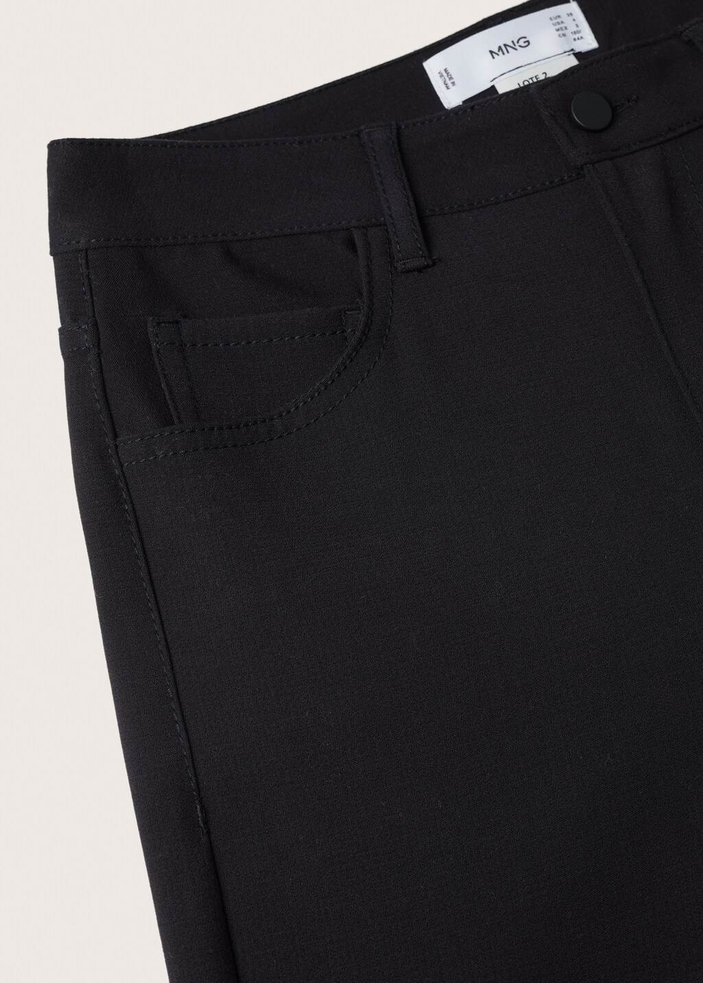 Pantalón flare bolsillos - Detalle del artículo 8