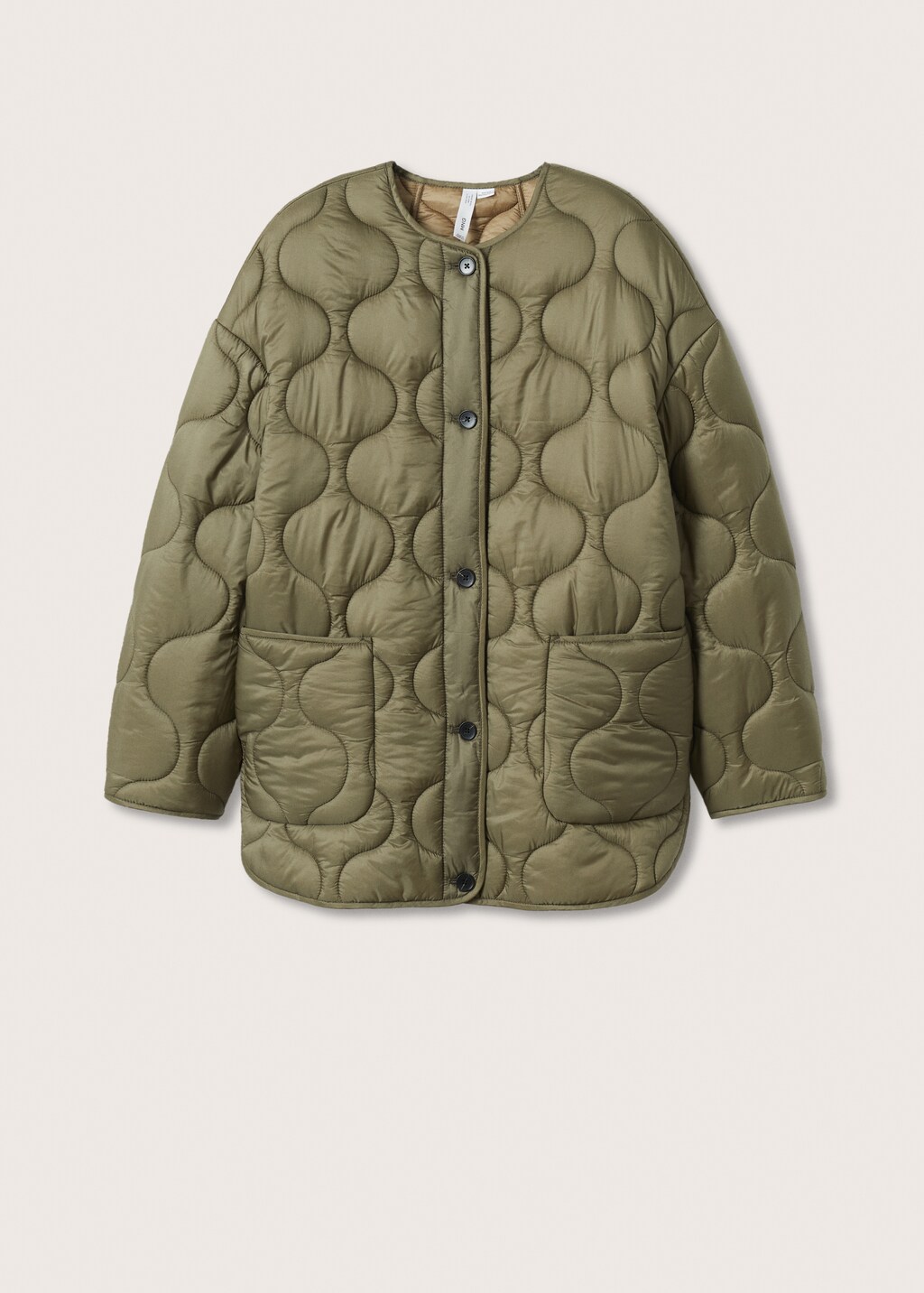 Satin quilted jacket - Article without model