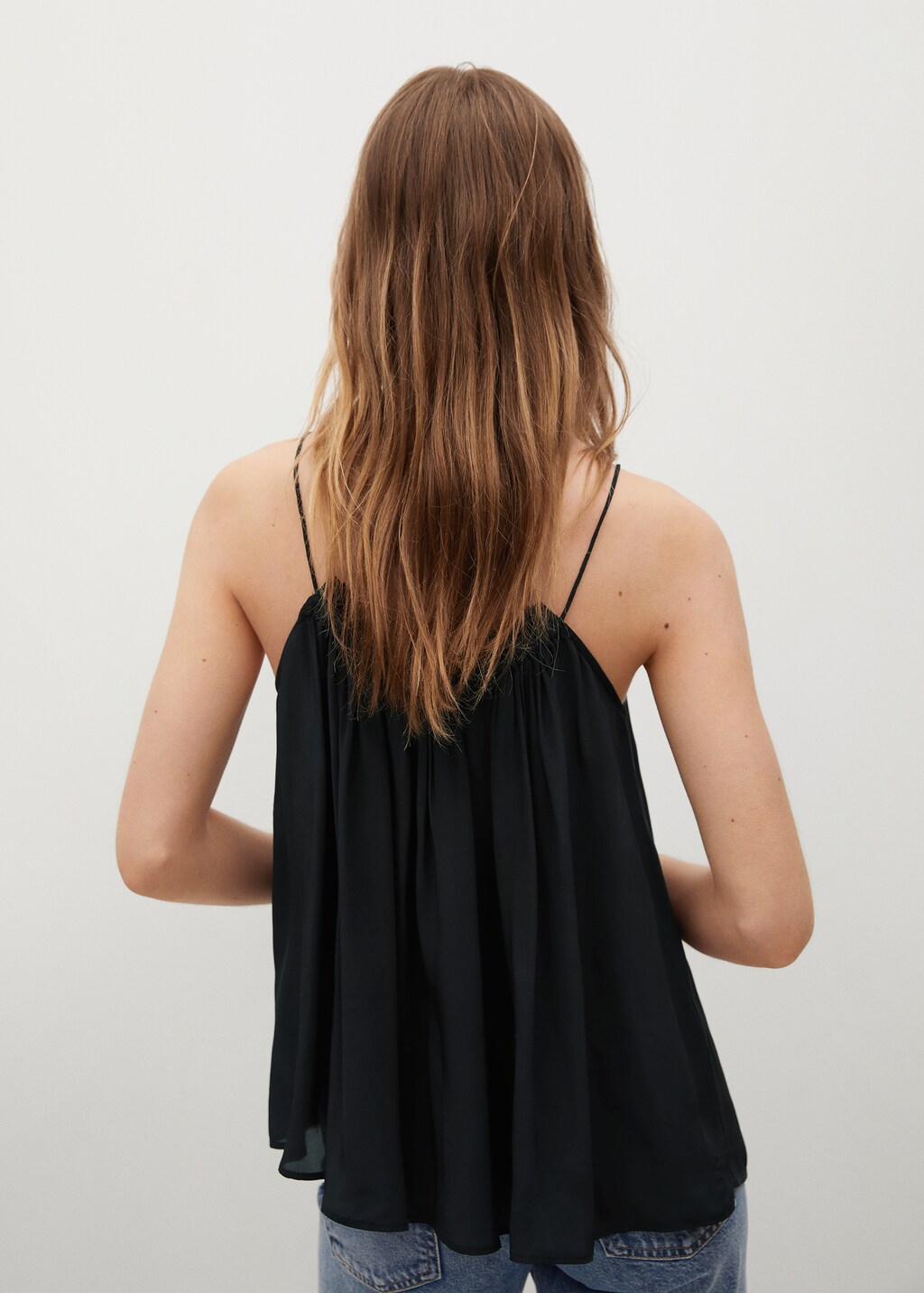 Flowy strap top - Reverse of the article