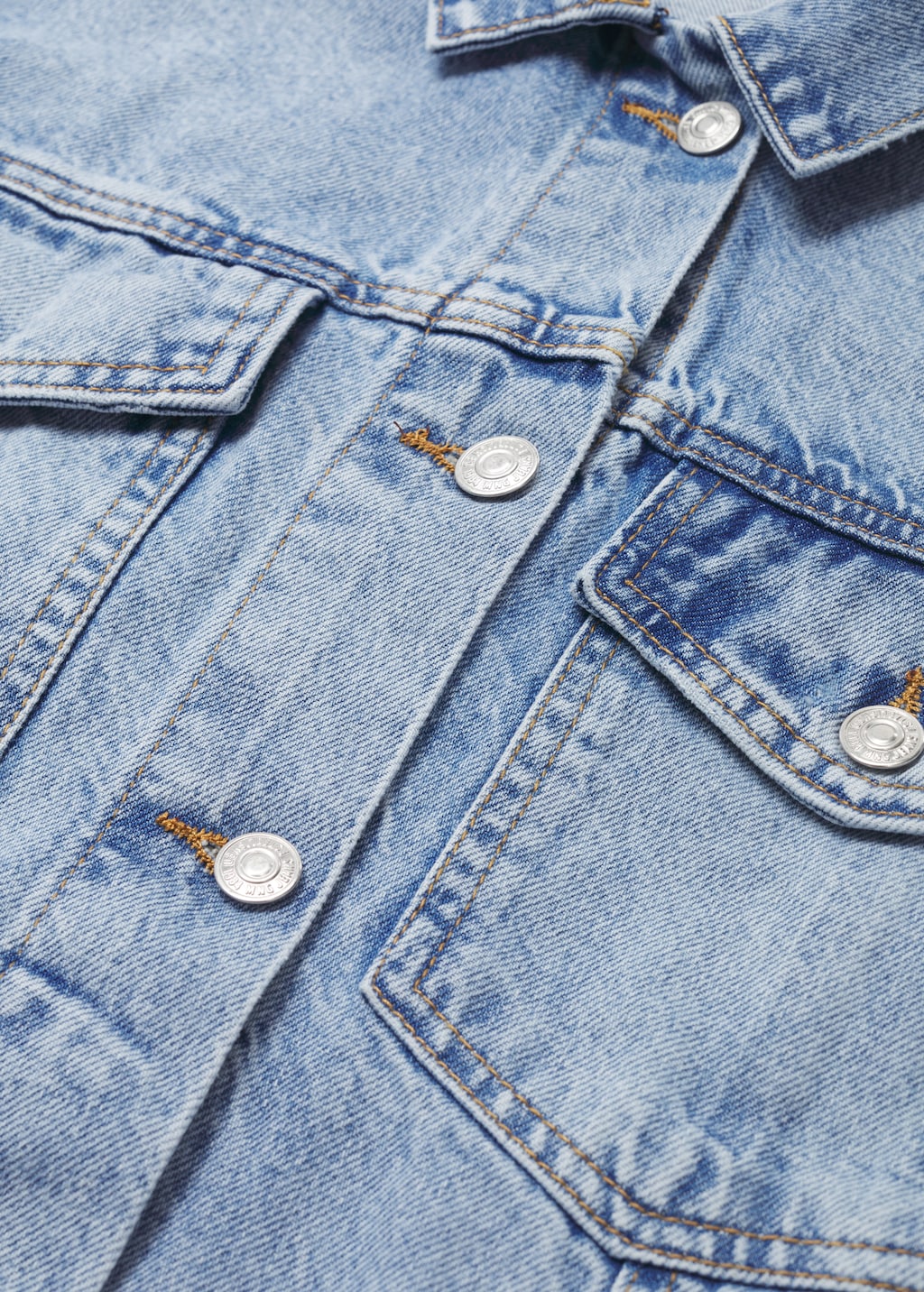 Denim oversized jacket - Details of the article 8