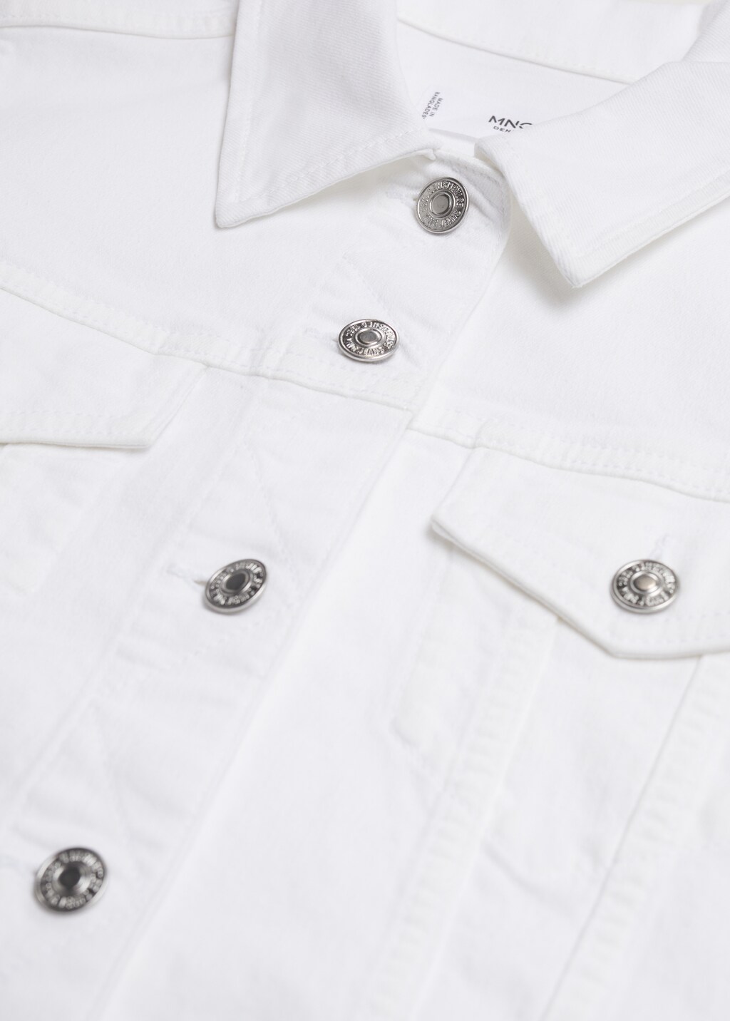 Cotton denim jacket - Details of the article 8