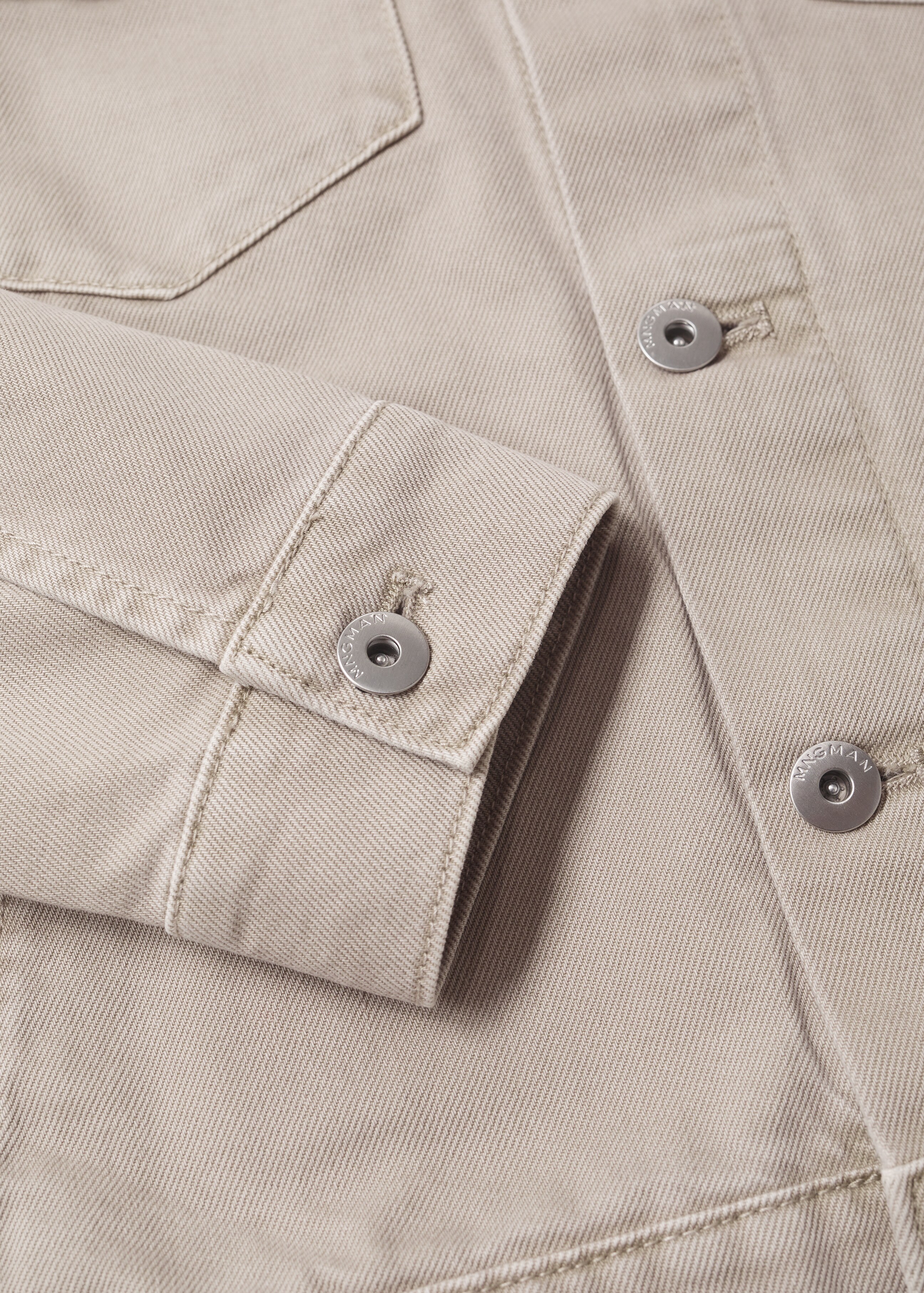 Cazadora denim beige - Detalle del artículo 7