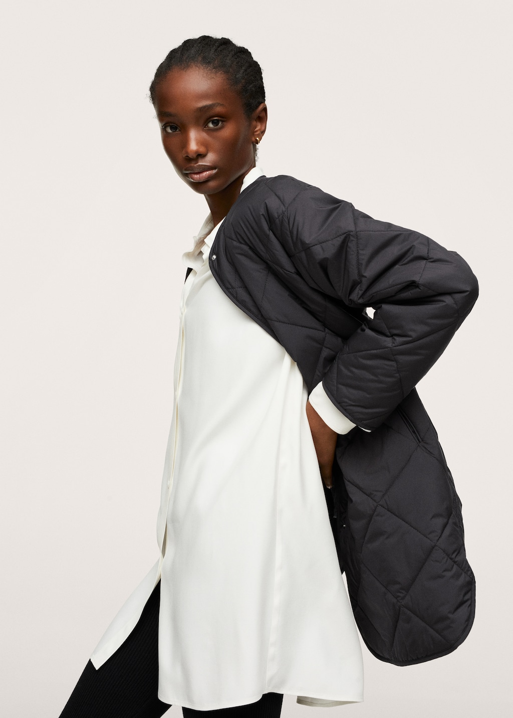 Ultralight quilted anorak - Details of the article 1