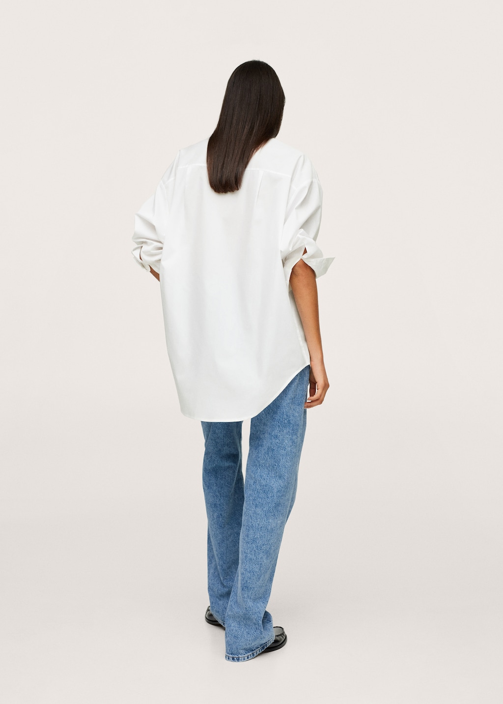 Bow neck shirt - Reverse of the article