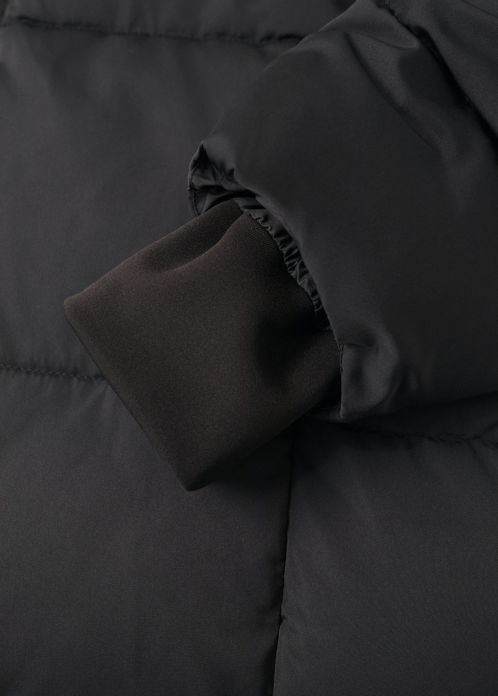 Hood quilted coat - Details of the article 8