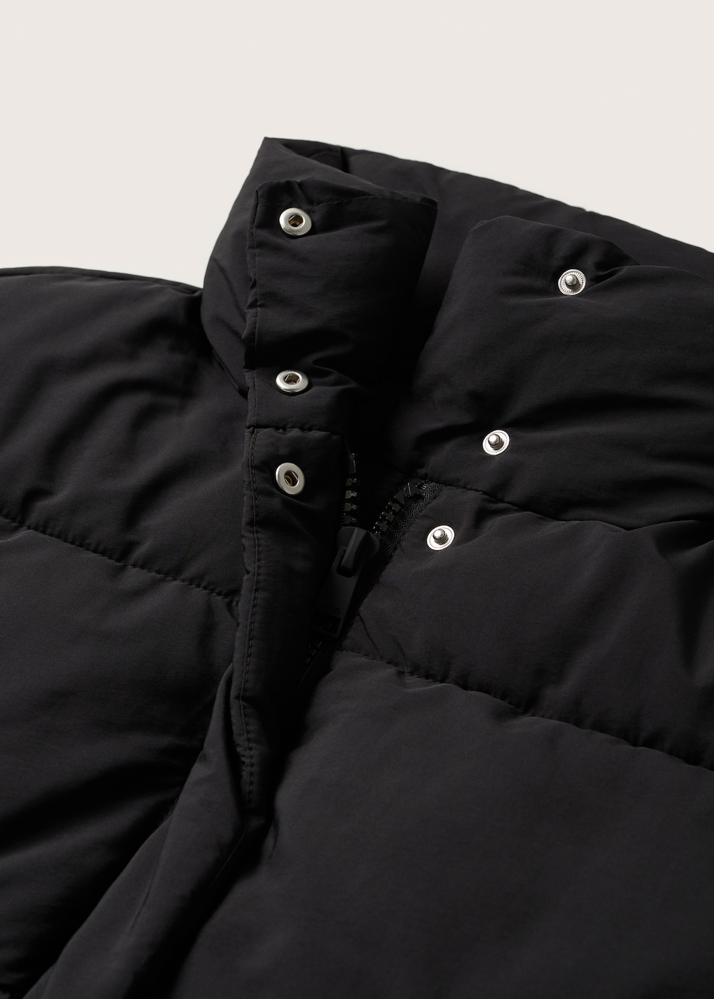 Oversize quilted coat - Details of the article 9