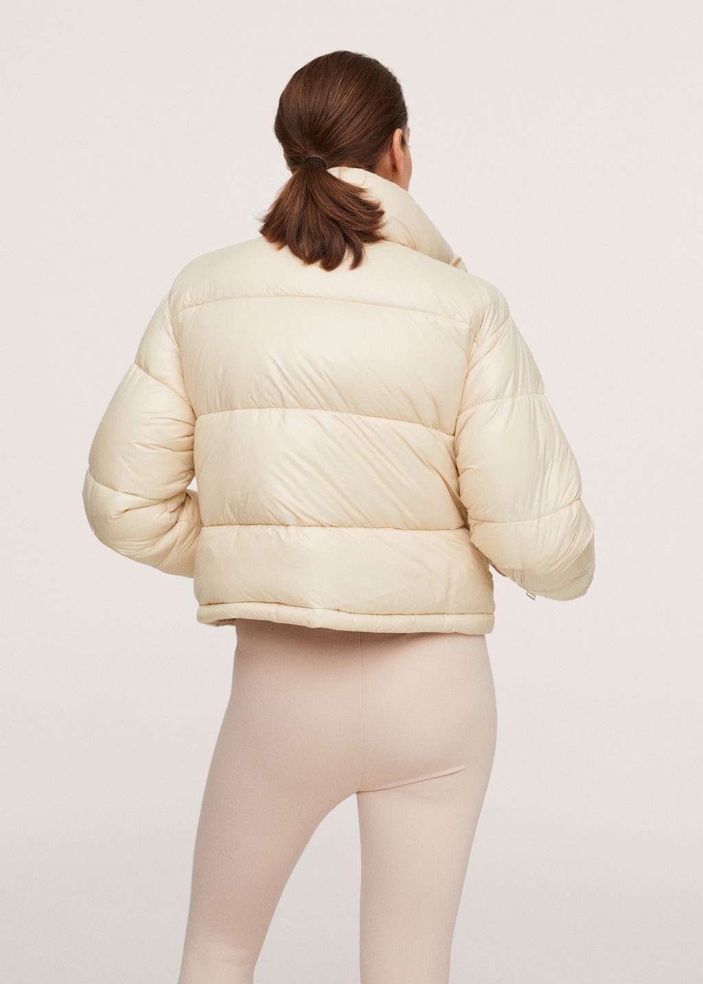 Cropped padded anorak - Reverse of the article