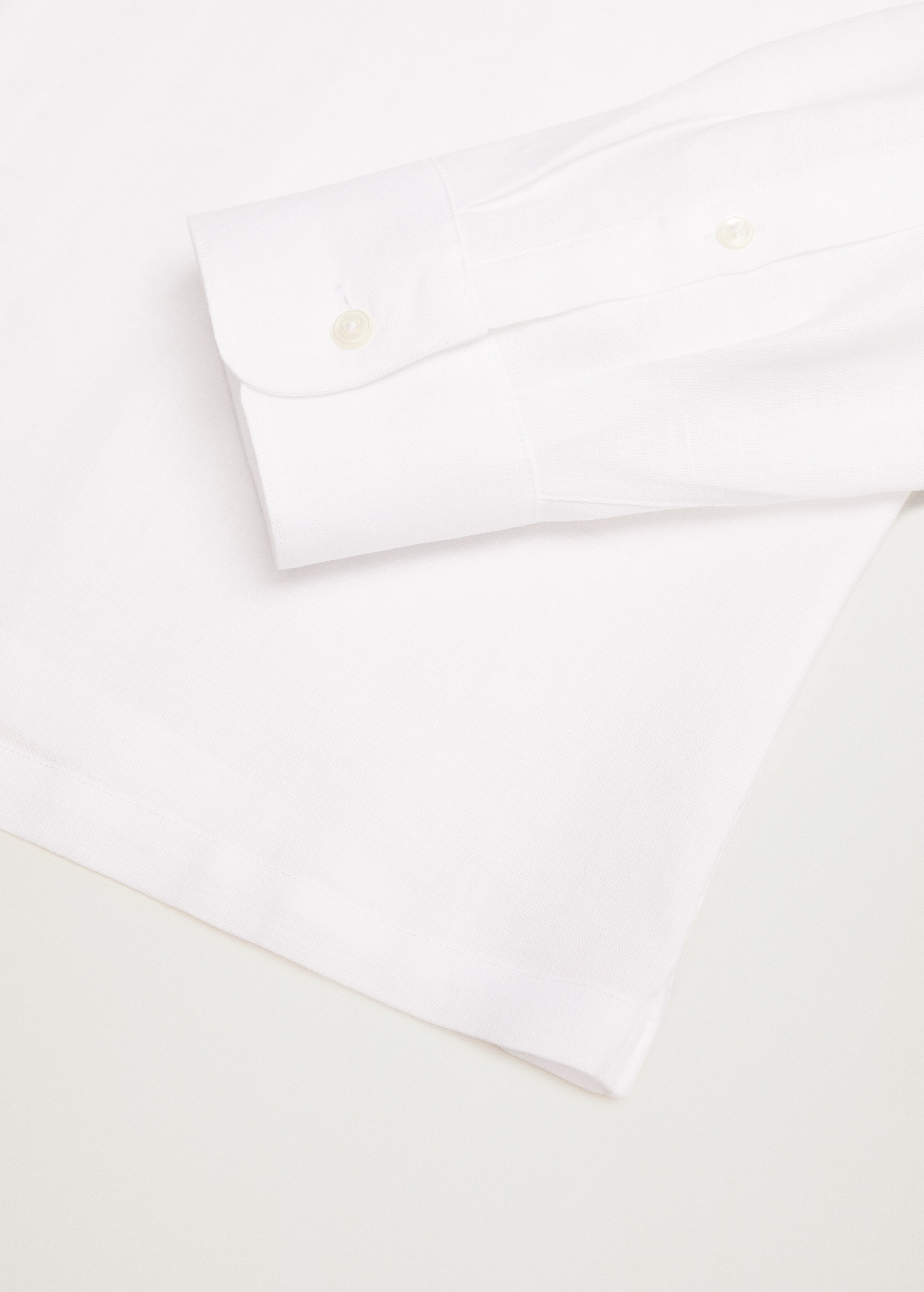Camisa regular fit lino técnico - Detalle del artículo 7
