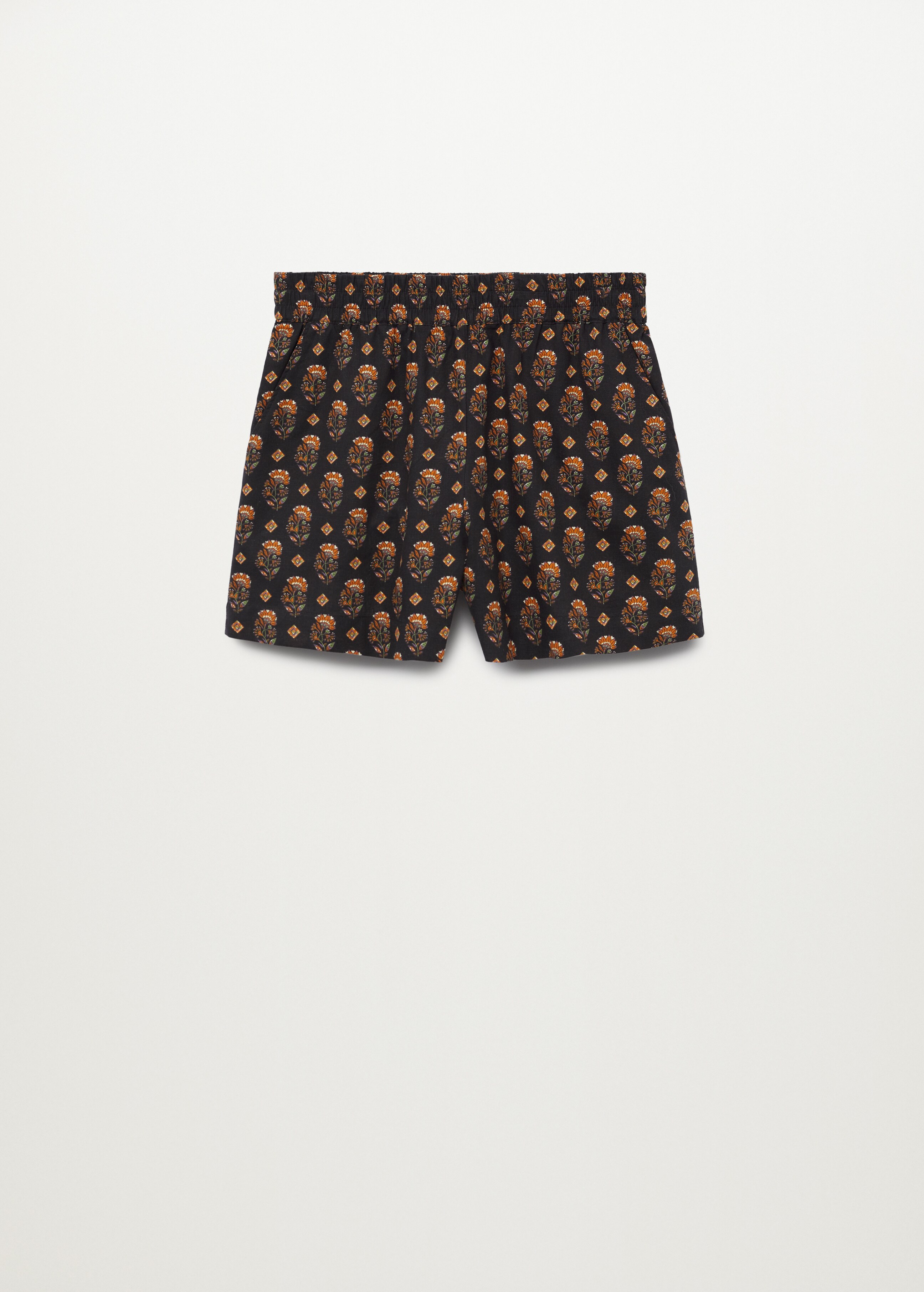 100% cotton printed shorts - Article without model