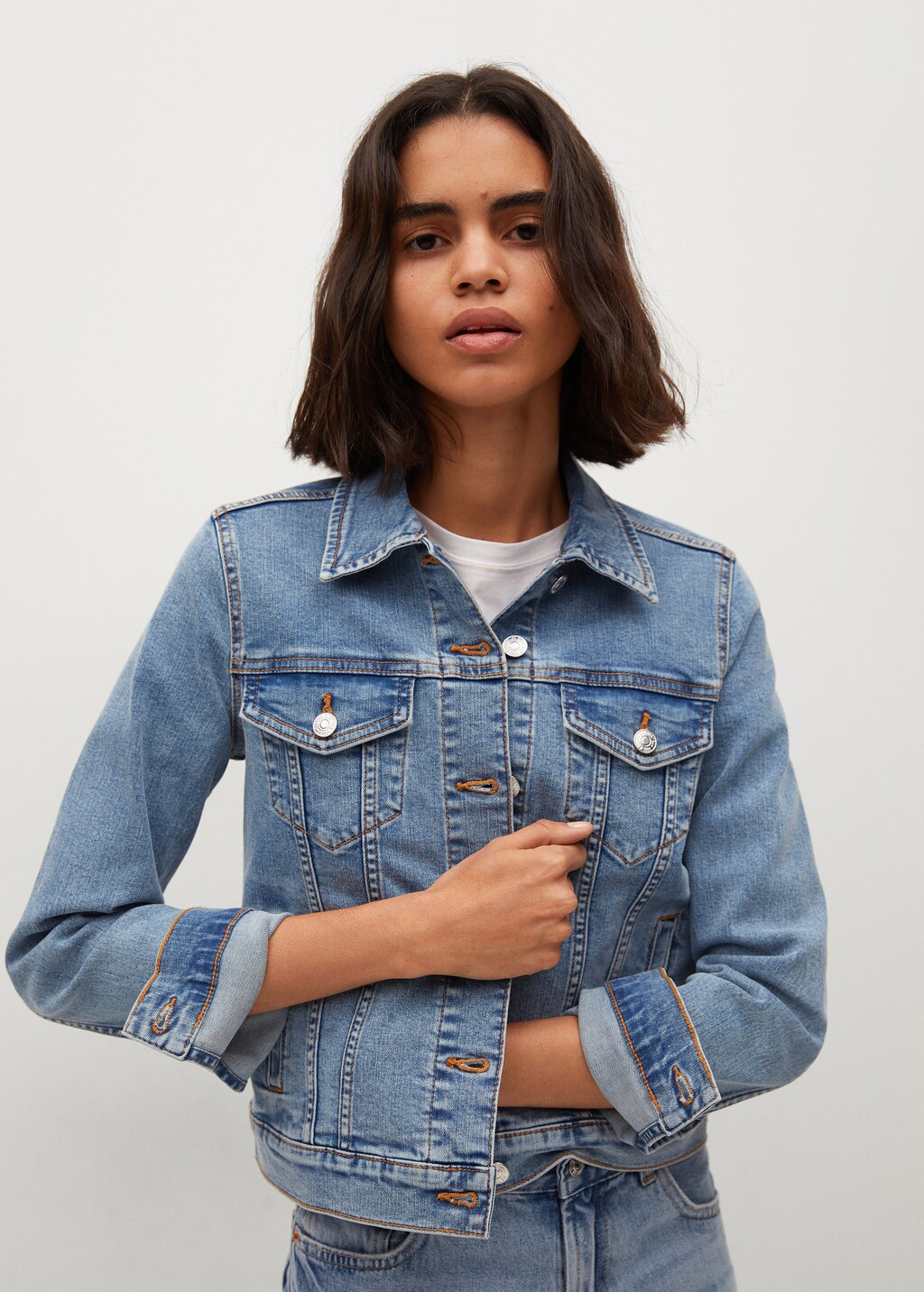 Cotton denim jacket - Medium plane