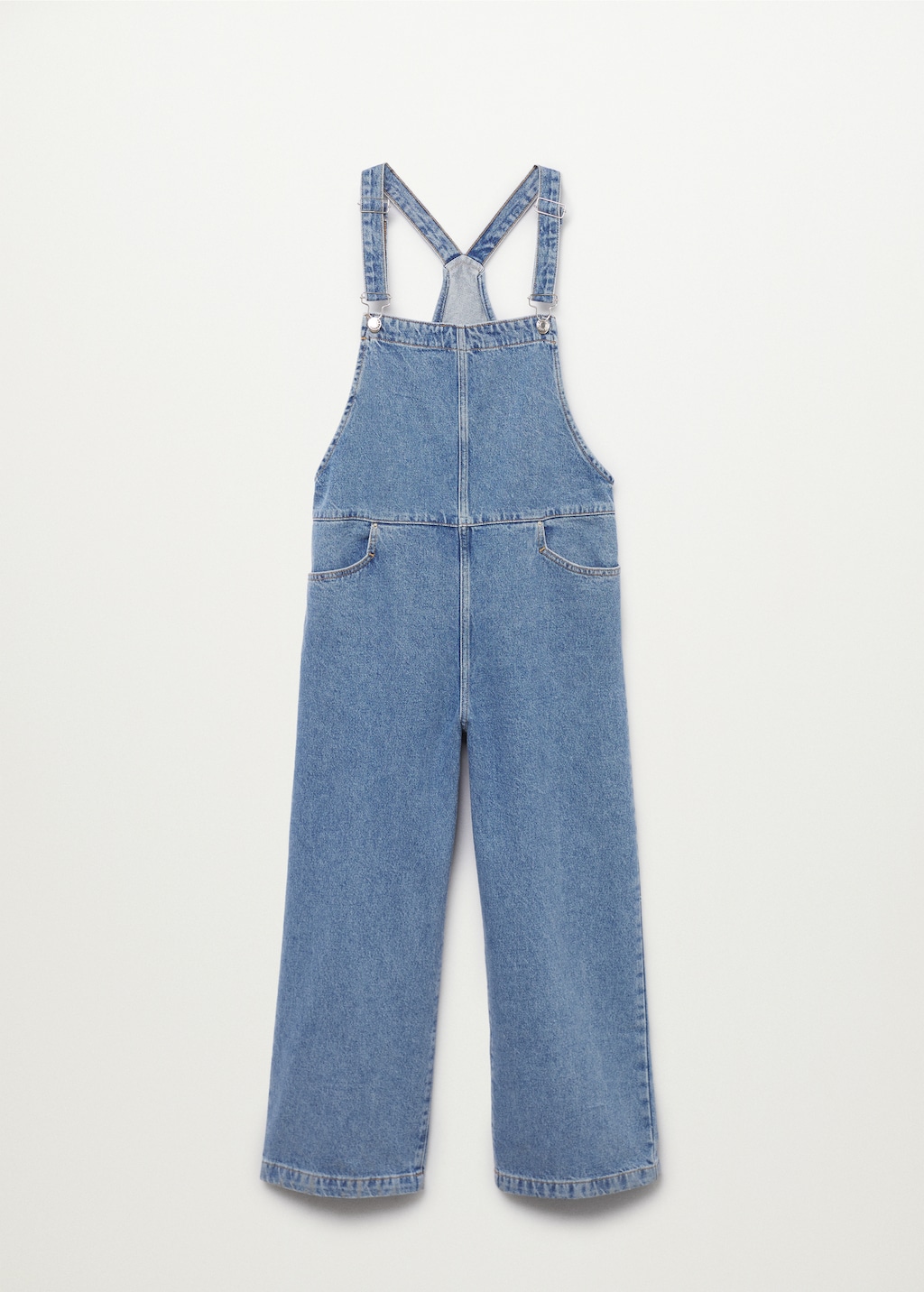 Lined denim dungarees - Article without model