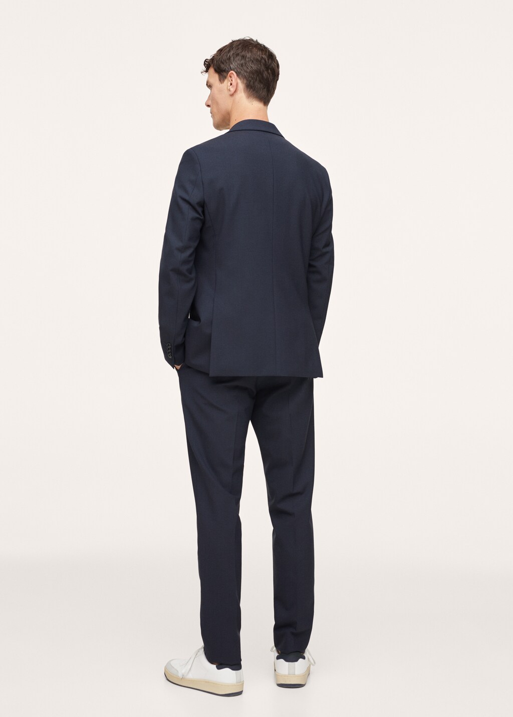 Wool suit blazer - Reverse of the article