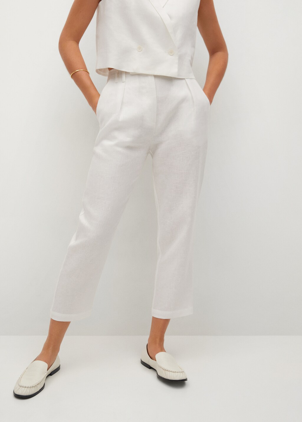 100% linen pants - Medium plane