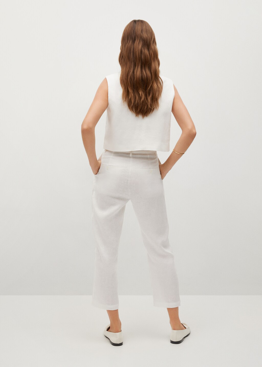 100% linen pants - Reverse of the article