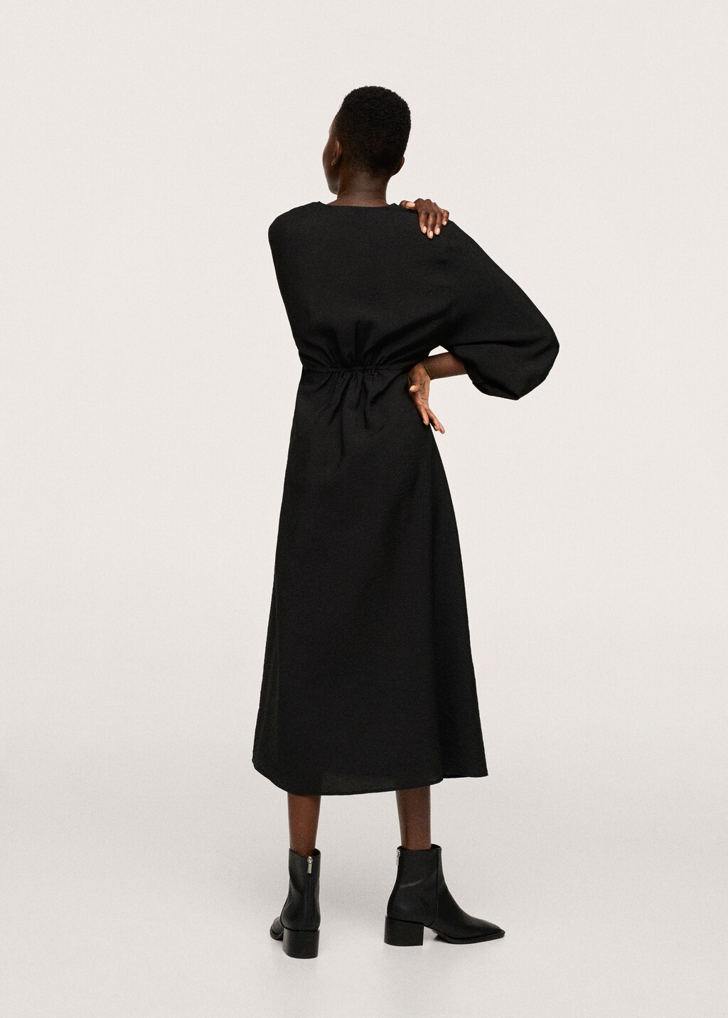 Flowy modal dress - Reverse of the article