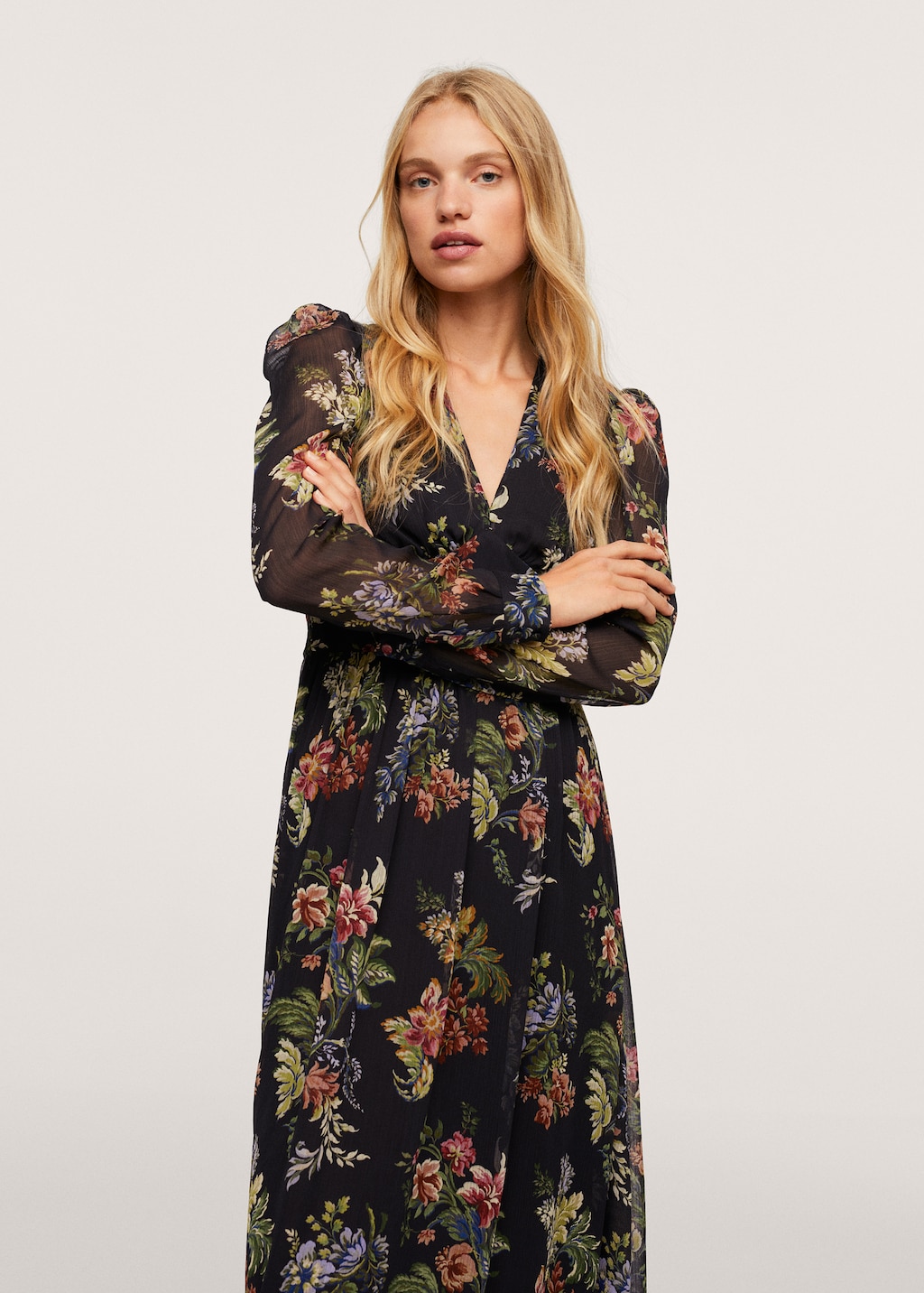 Floral print dress - Medium plane