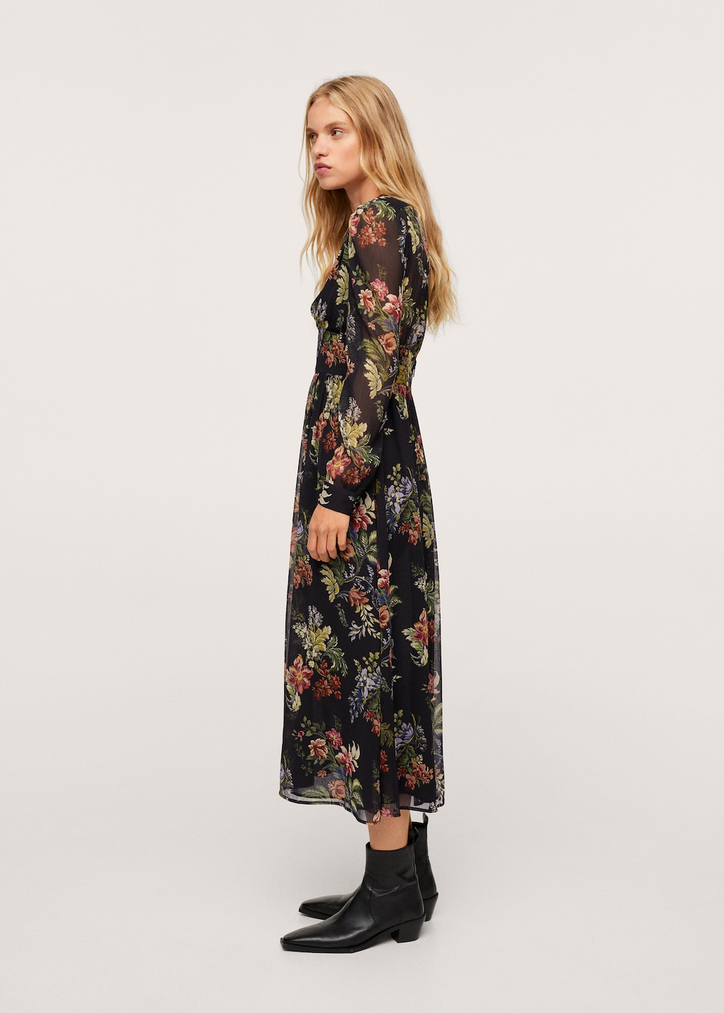 Floral print dress - Details of the article 2